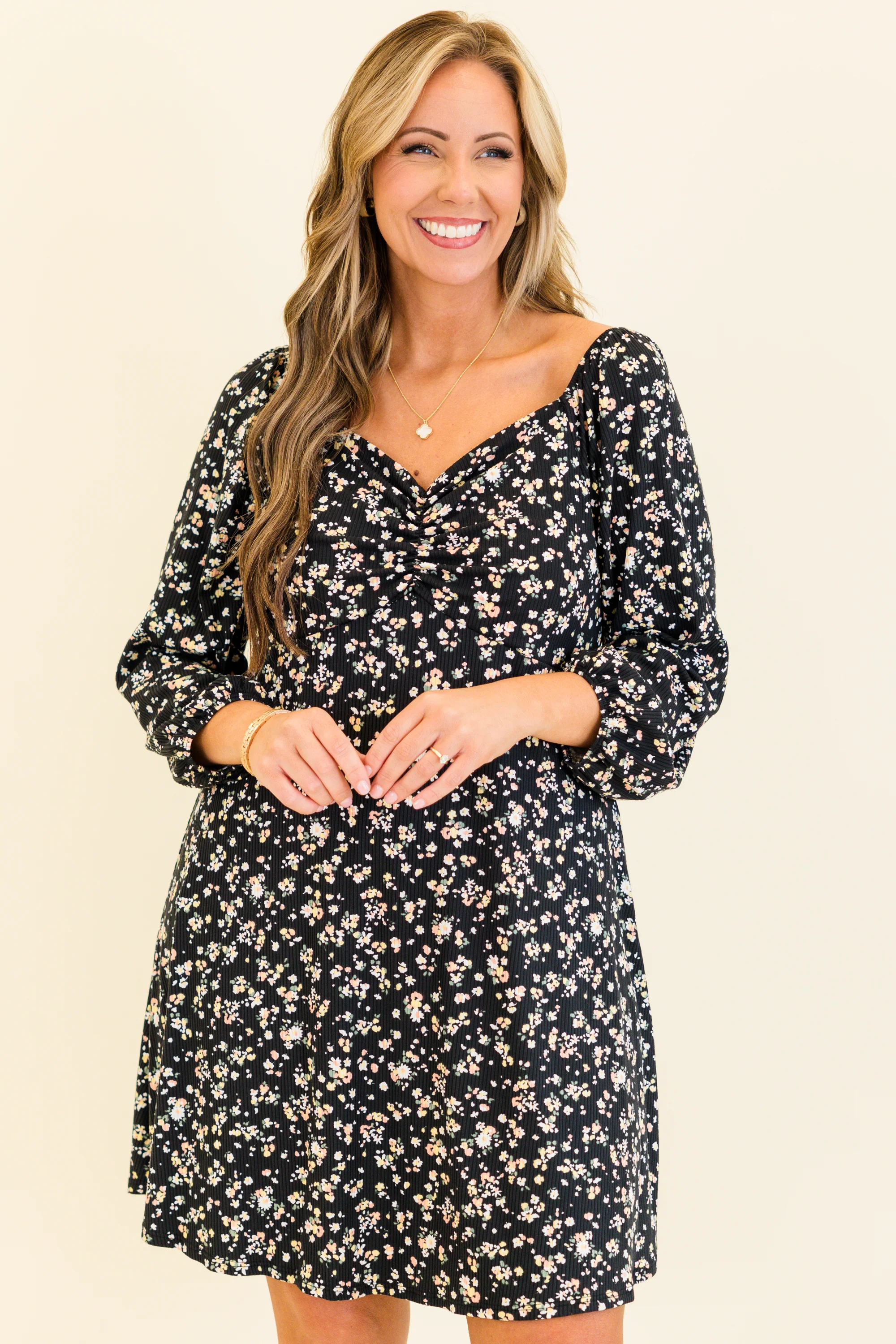 Perfectly Clear Dress, Black - Giverhouse