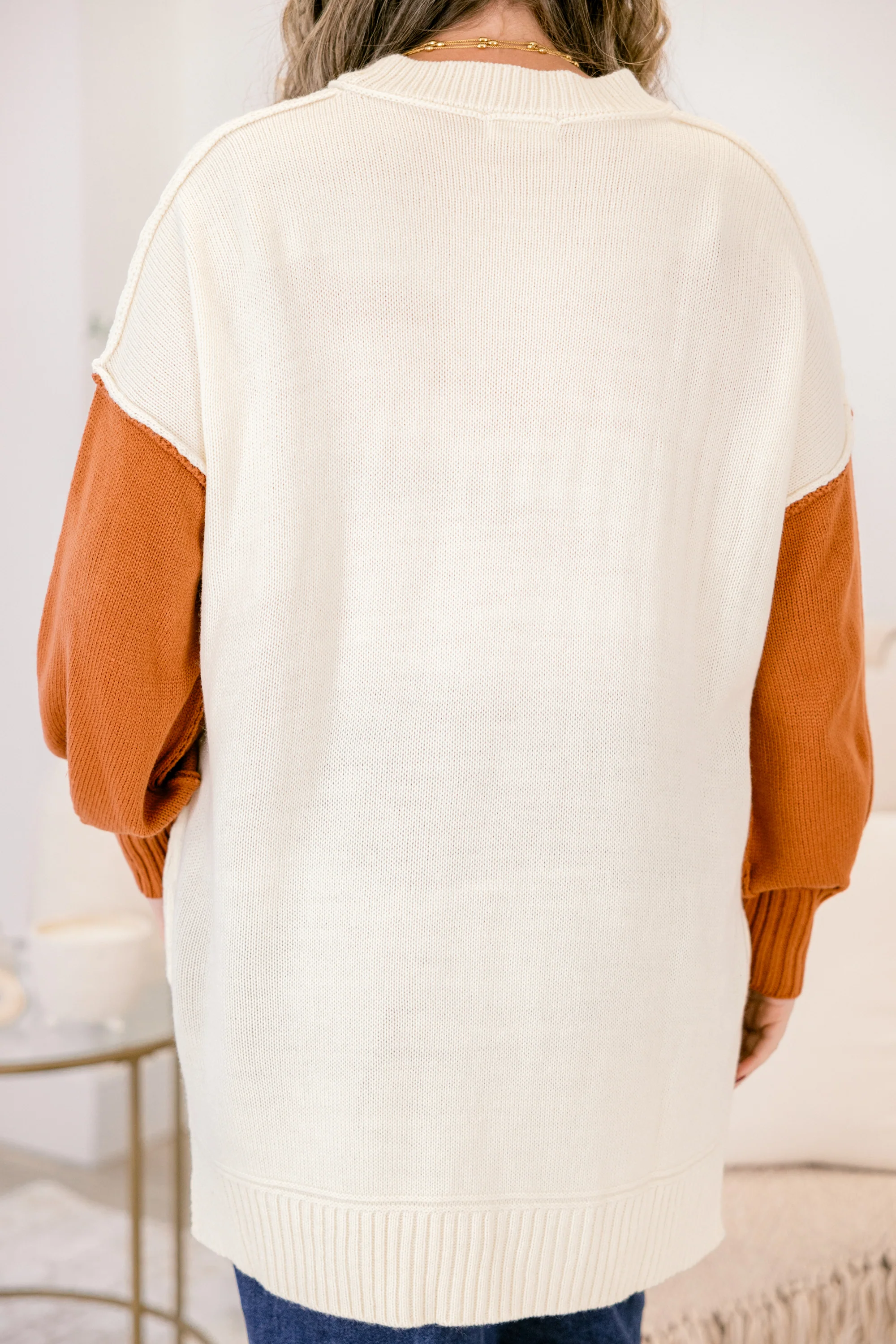 Cozy Days Coming Sweater, Taupe-Brown - Giverhouse