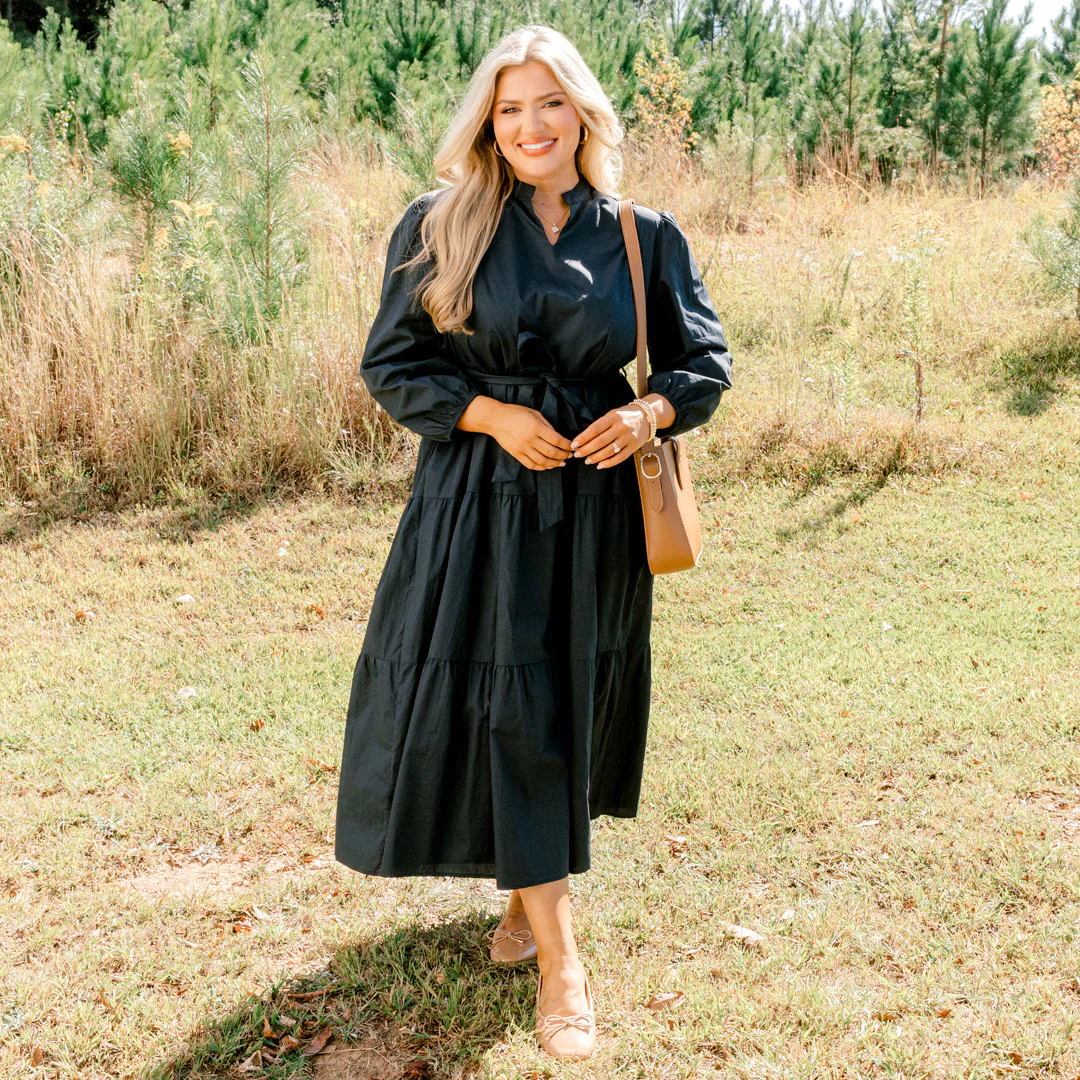 What It's All About Dress, Navy - Giverhouse