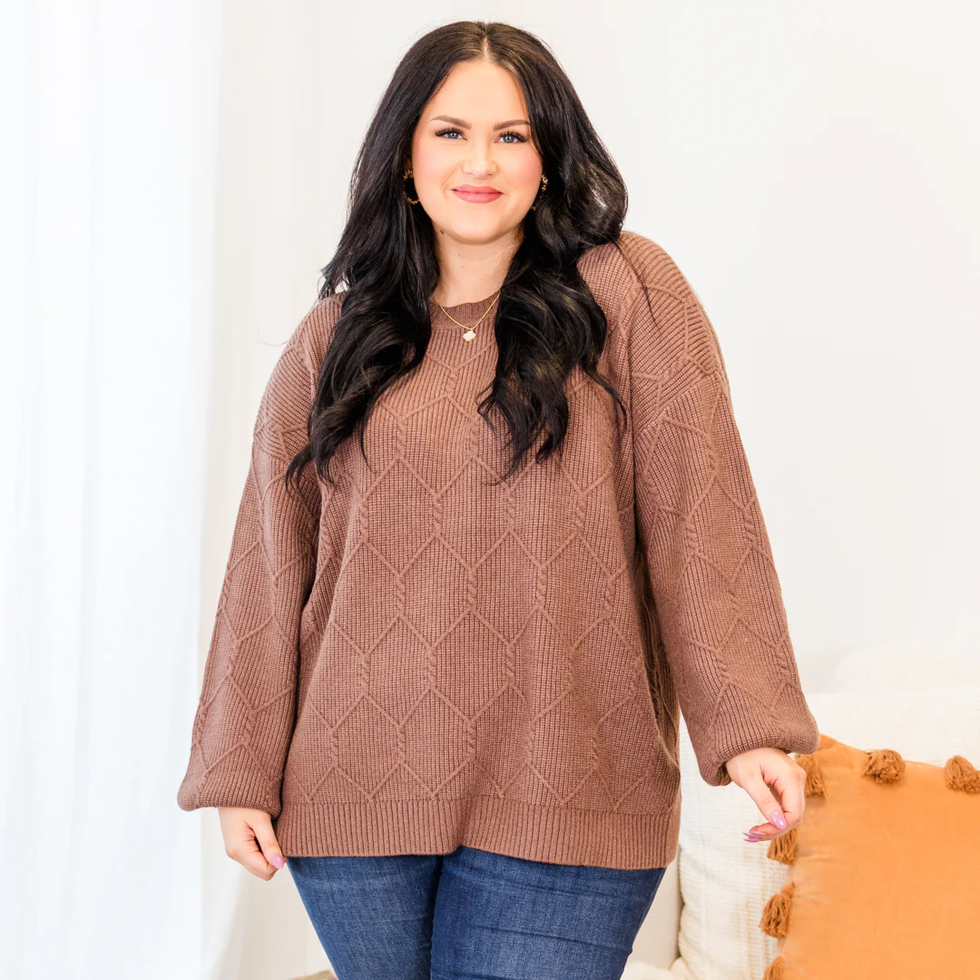 Let's Go For Some Coffee Sweater, Chestnut - Giverhouse