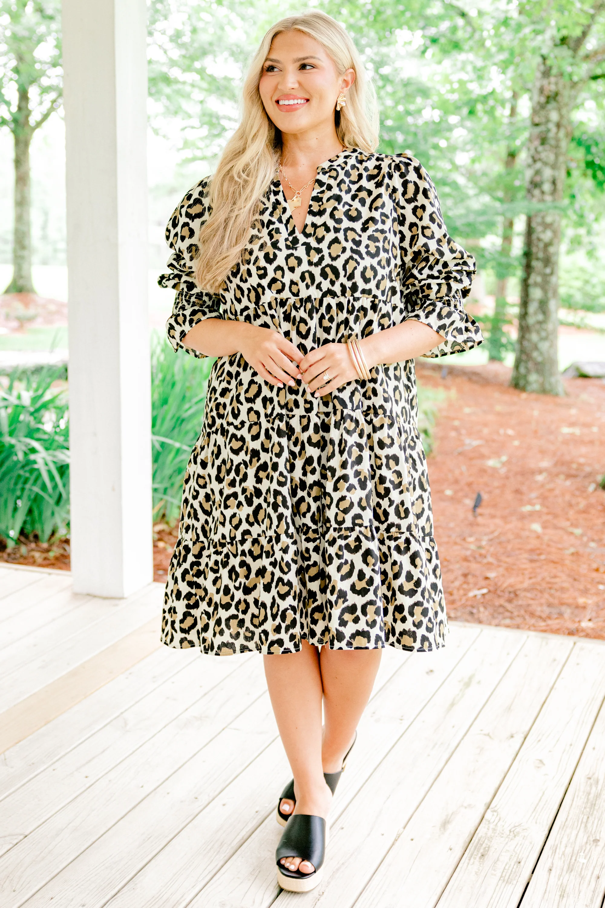 What You Know Dress, Leopard - Giverhouse