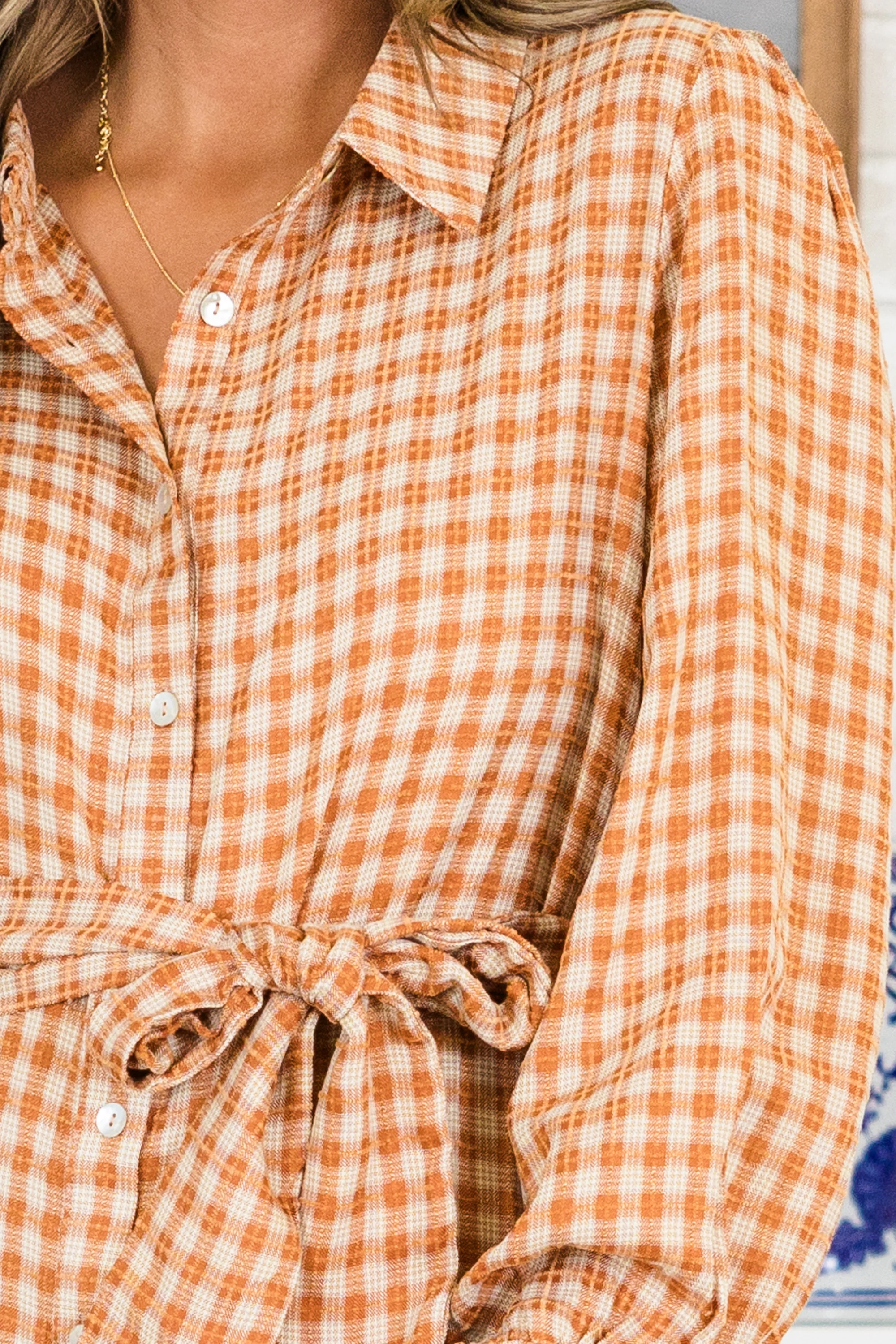 Talk To You Later Maxi Dress, Rust - Giverhouse