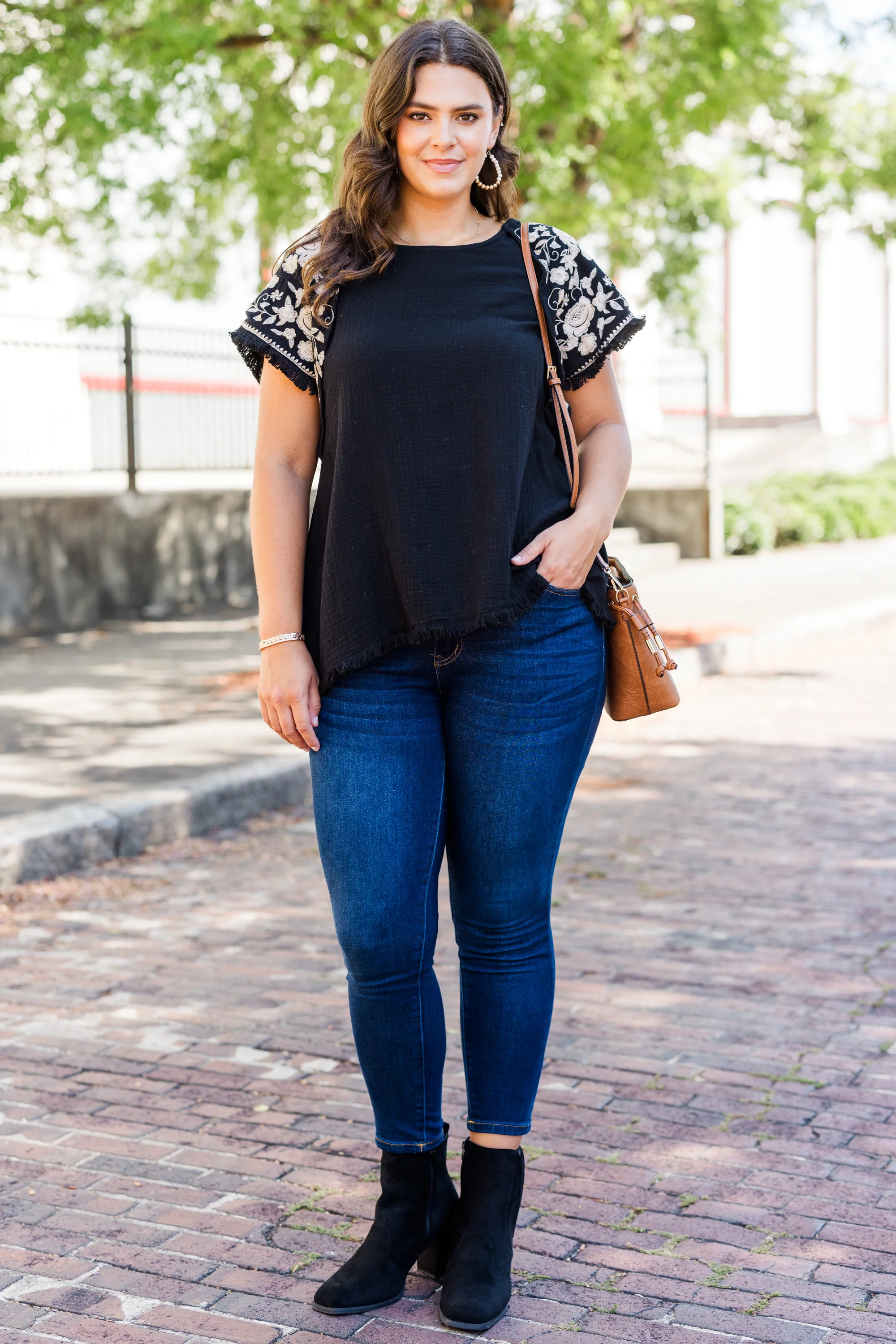 Dance All Night Top, Black - Giverhouse