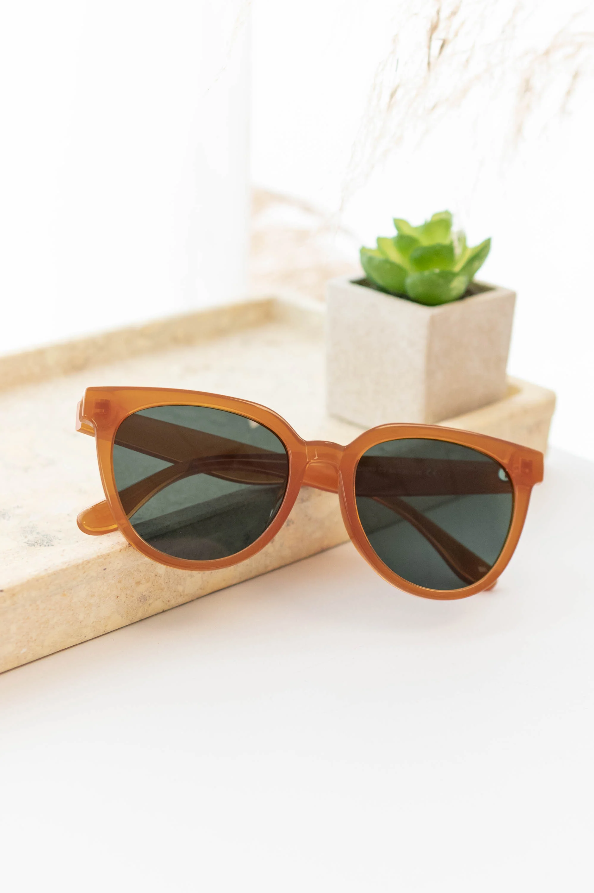 Shady Lady Sunglasses, Brown - Giverhouse