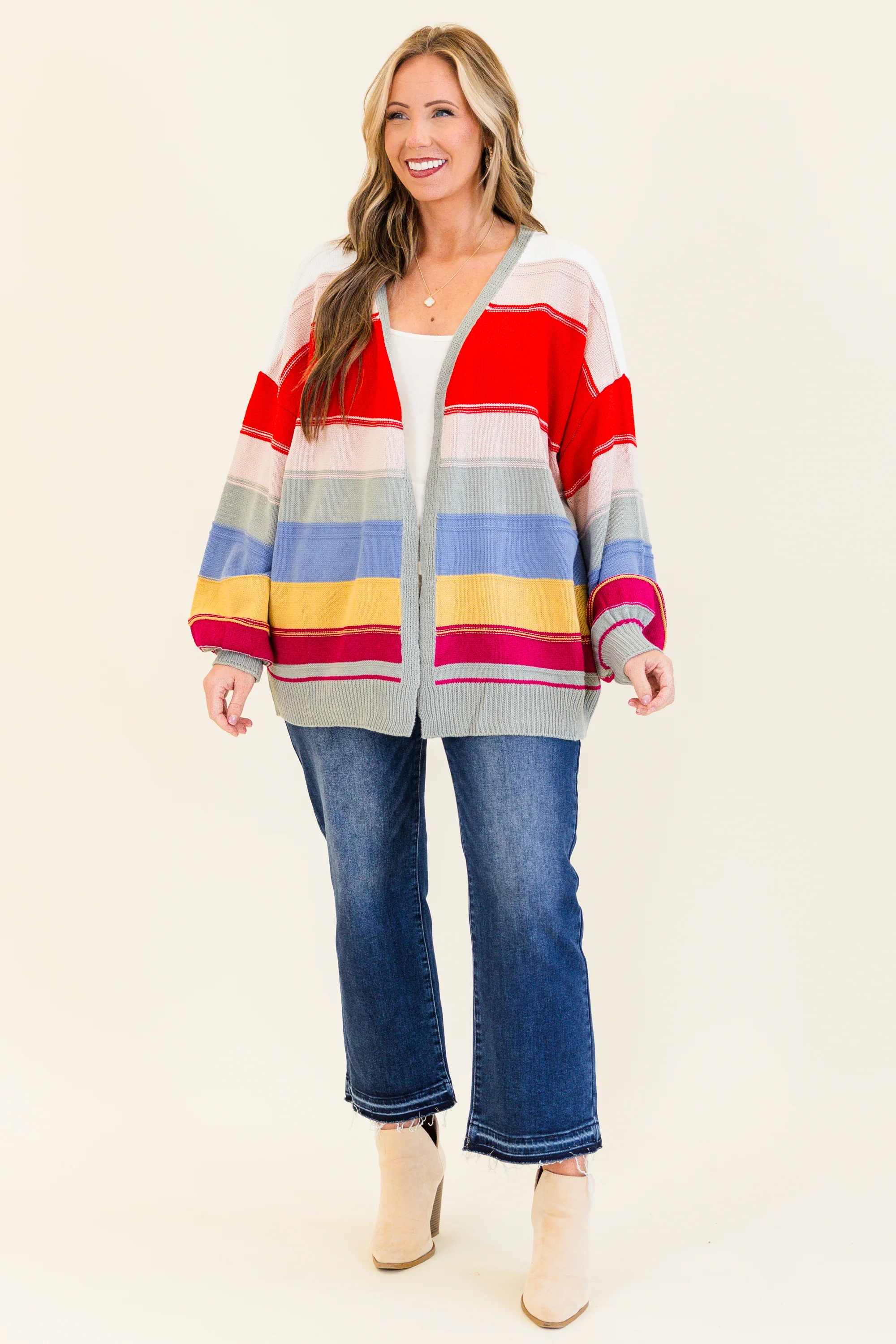 Take Some Time For Yourself Cardigan, Multi - Giverhouse