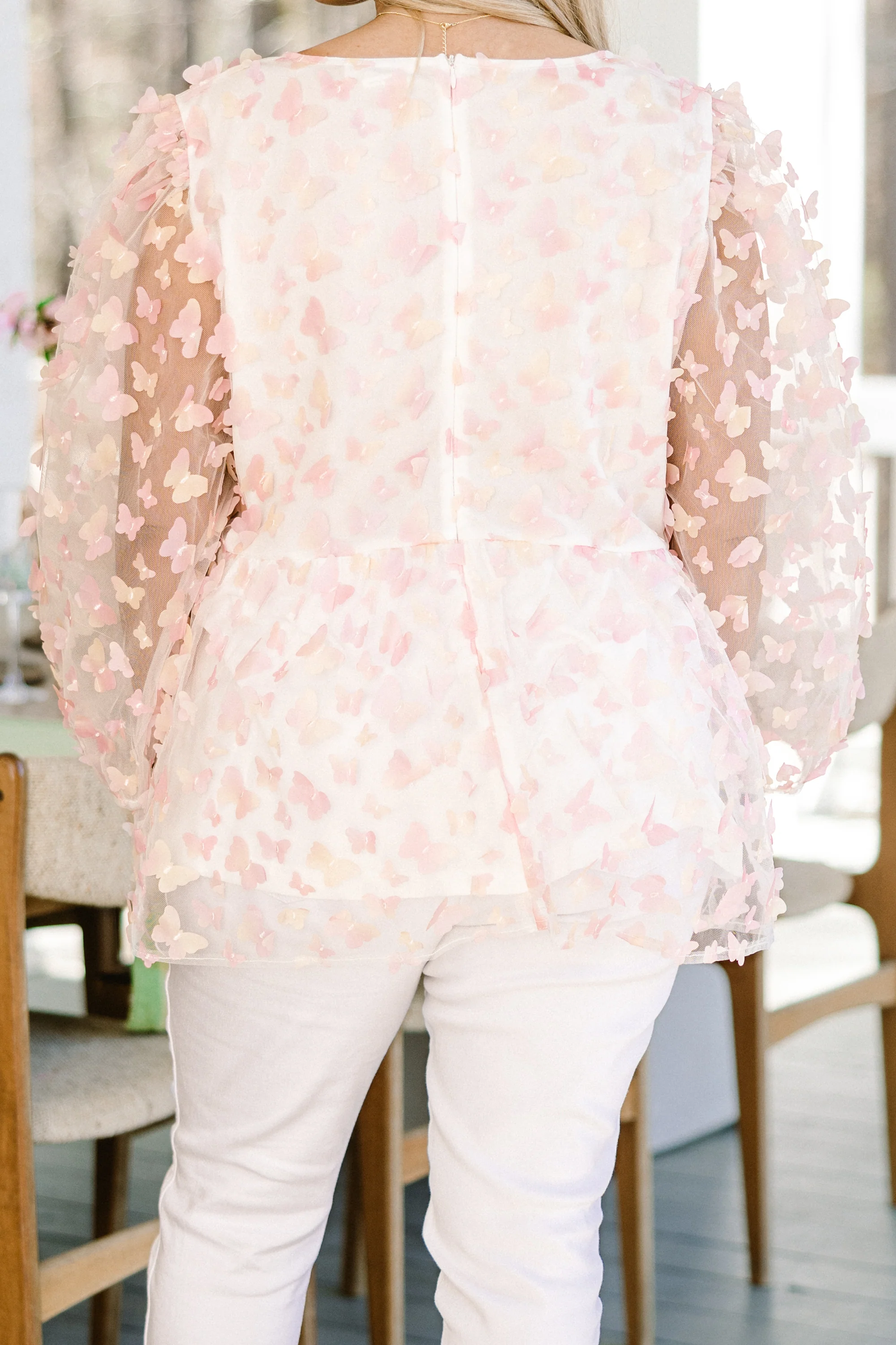 Ribbons In The Sky Top, Pink Mix - Giverhouse