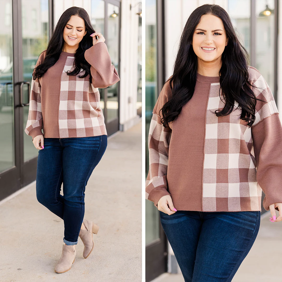 Chess Master Sweater, Mocha - Giverhouse