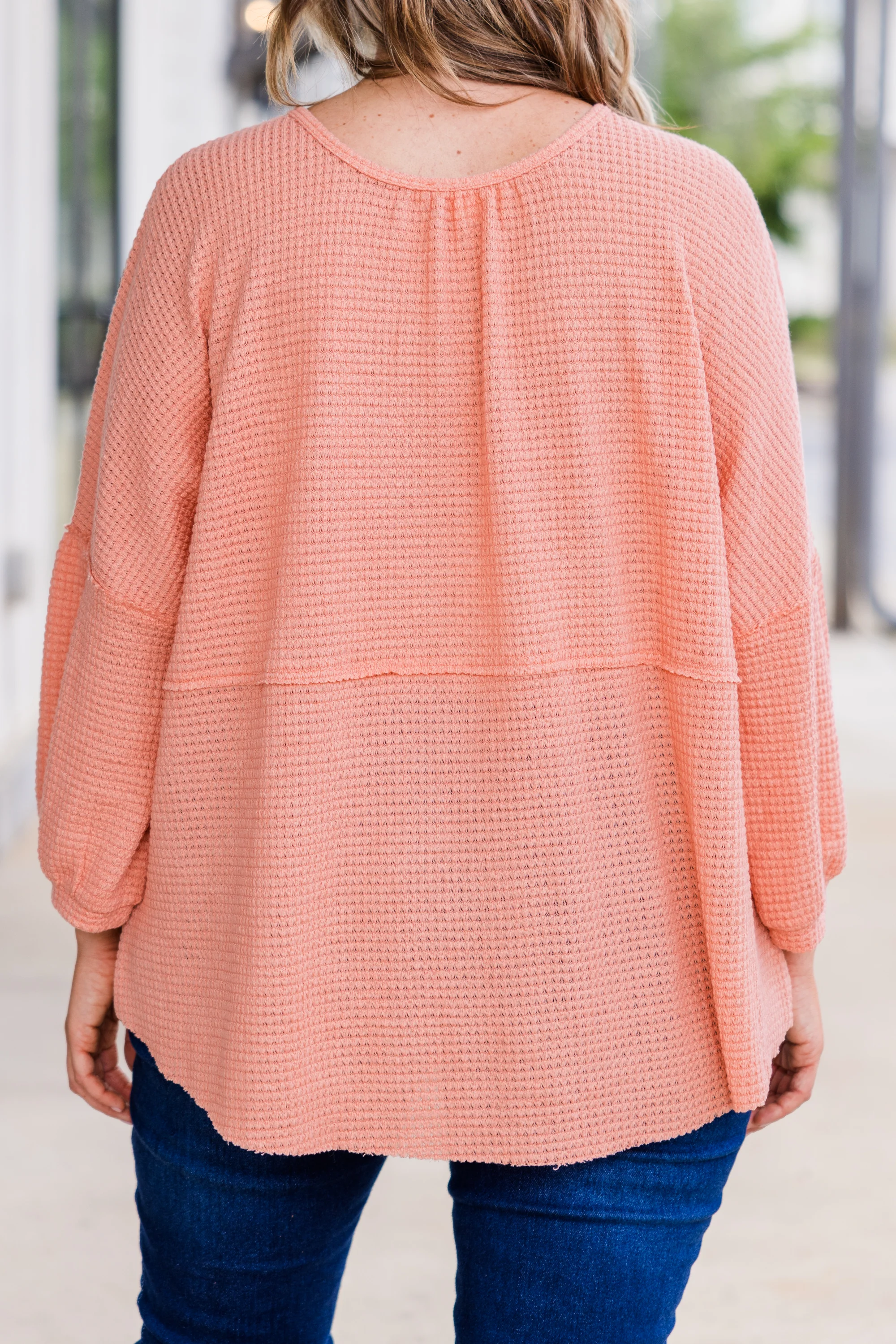 Eternal Embrace Top, Peach - Giverhouse