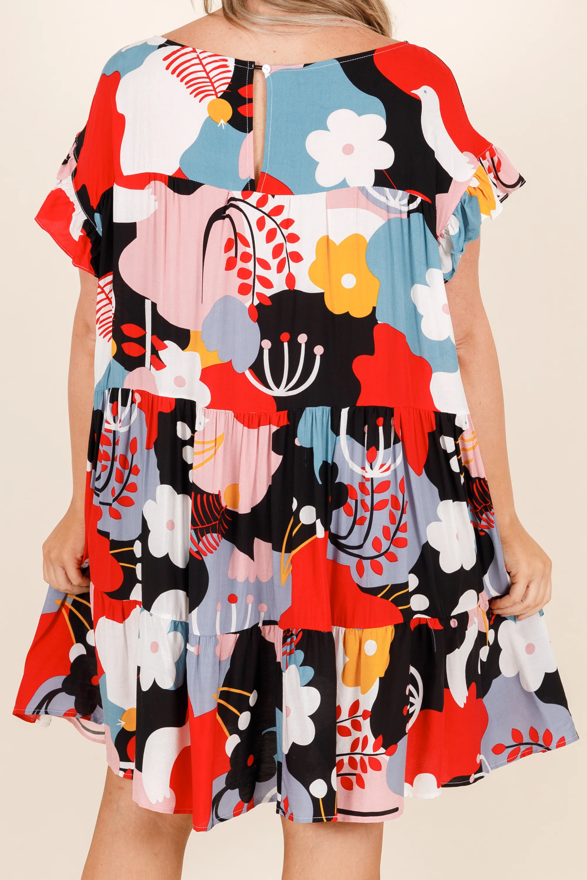 Flooding With Perfection Dress, Black - Giverhouse