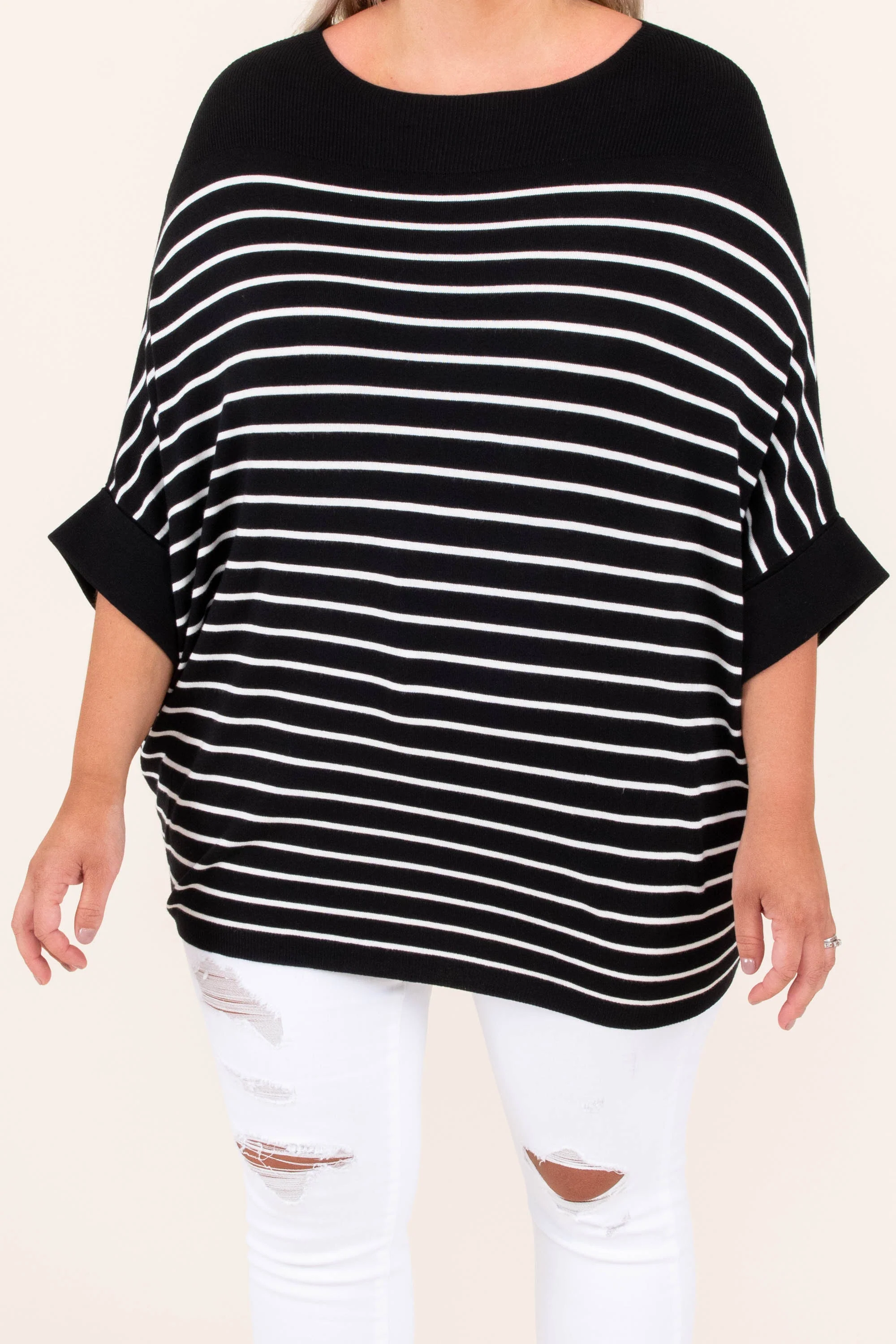 Love You, Mean It Top, Black - Giverhouse