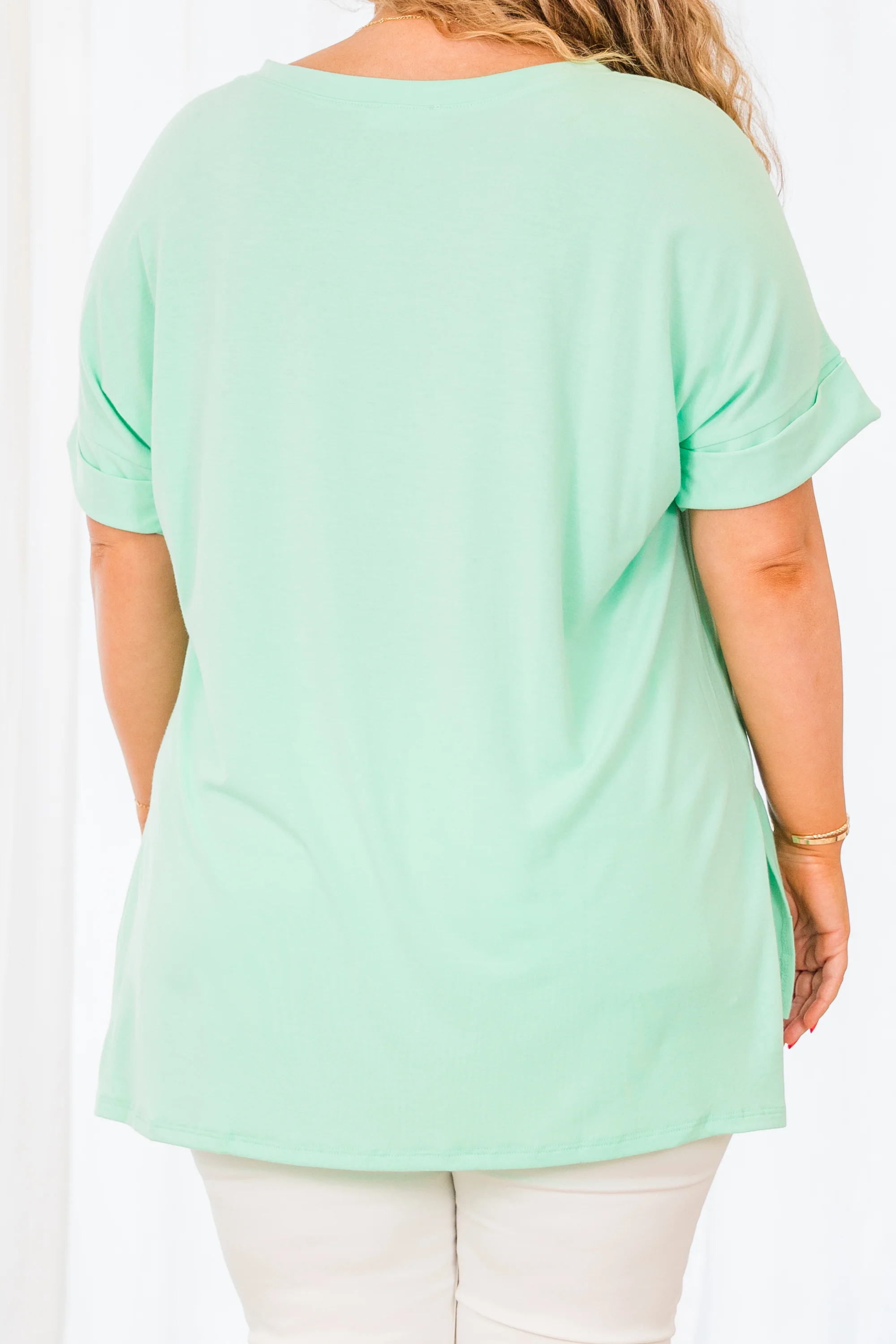 Comfy Travels Top, Green Mint - Giverhouse