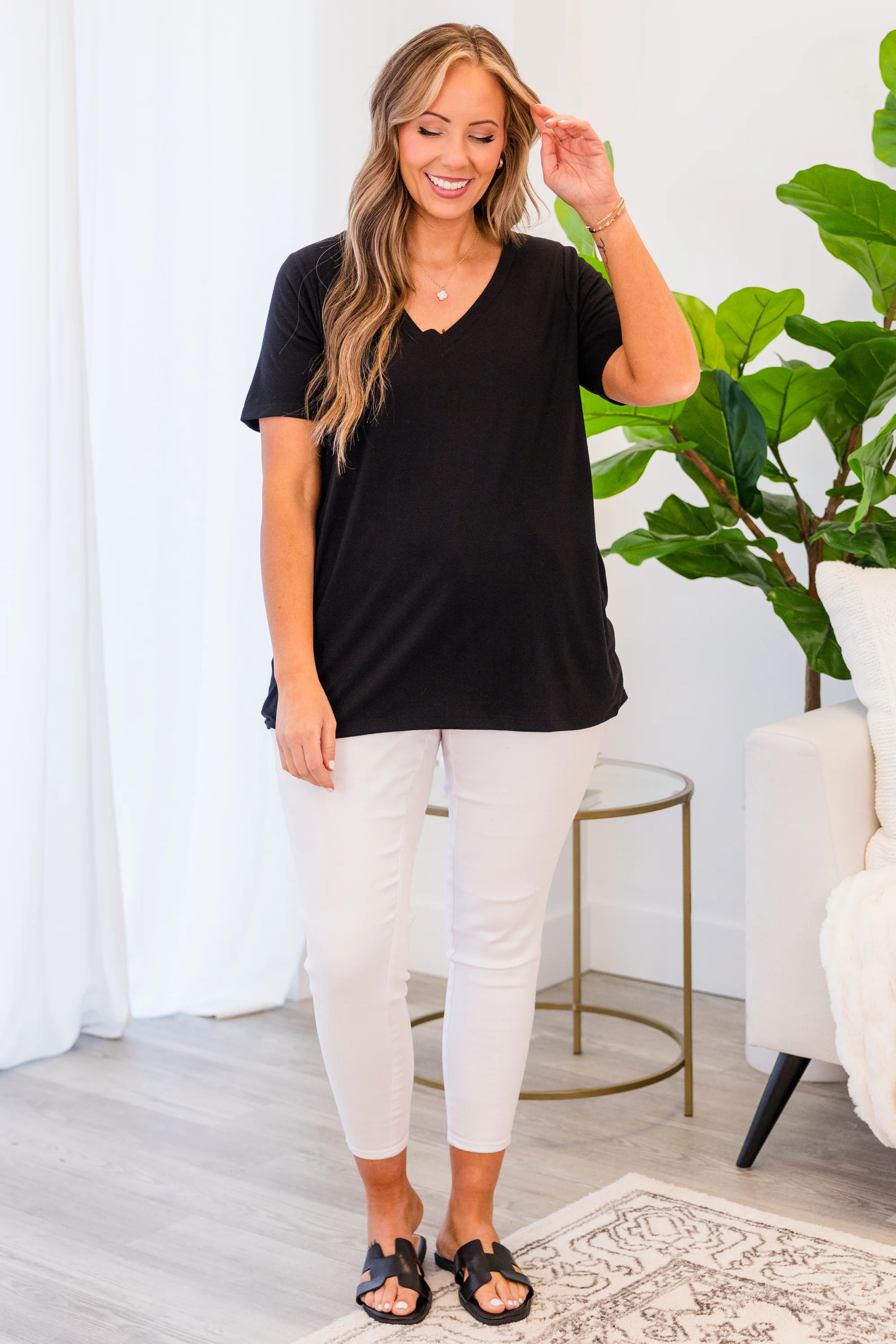 Take The Day Off Top, Black - Giverhouse