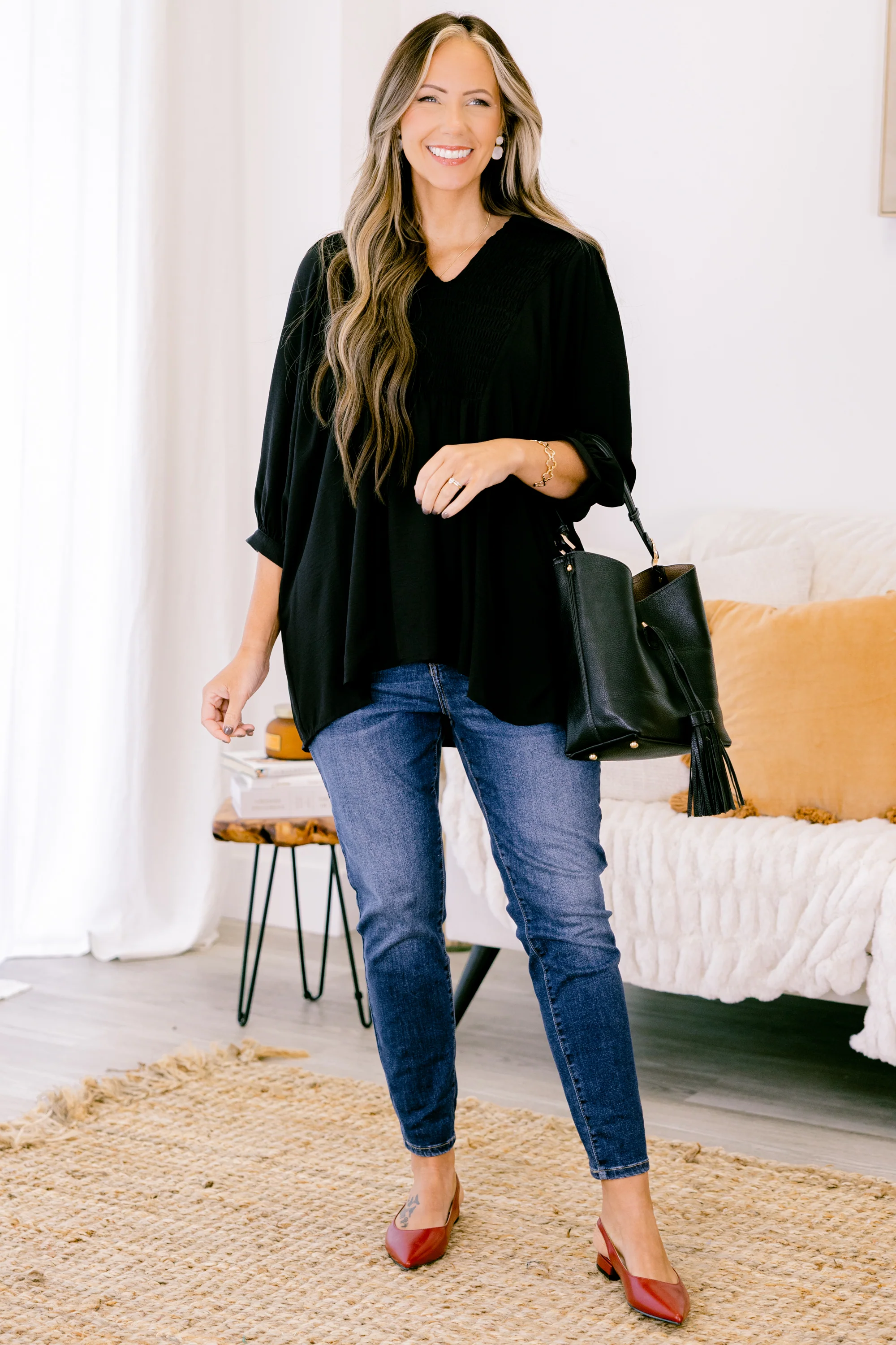 What Can I Do Top, Black - Giverhouse