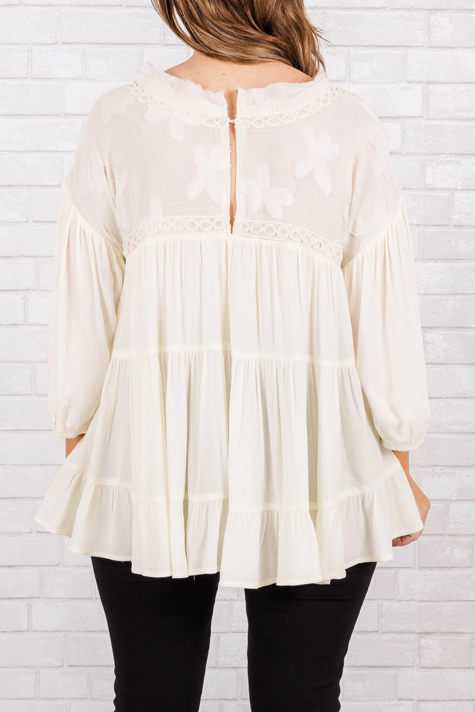 Pretty Soul Top, Cream - Giverhouse