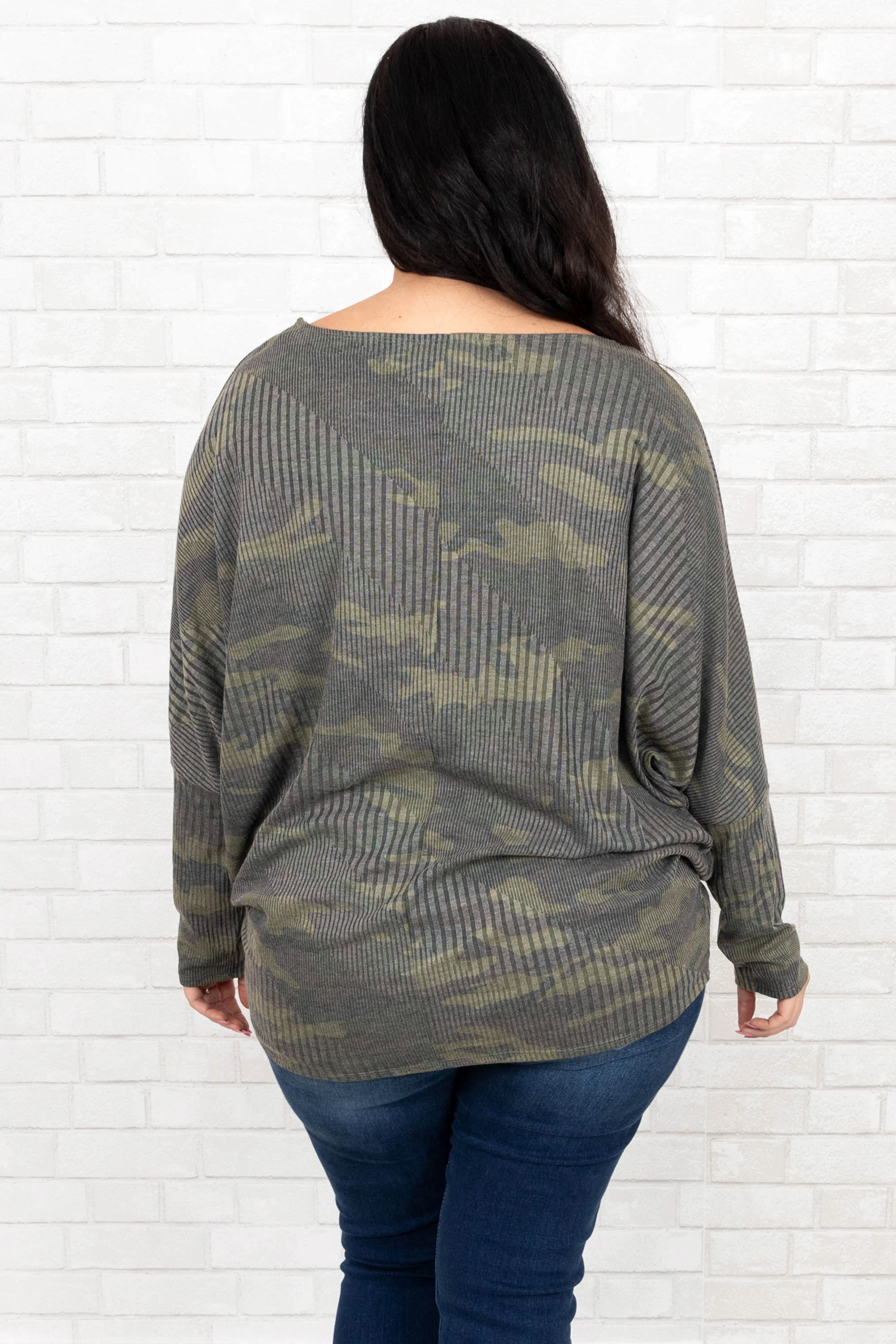 Cute Hideaway Top, Camo - Giverhouse