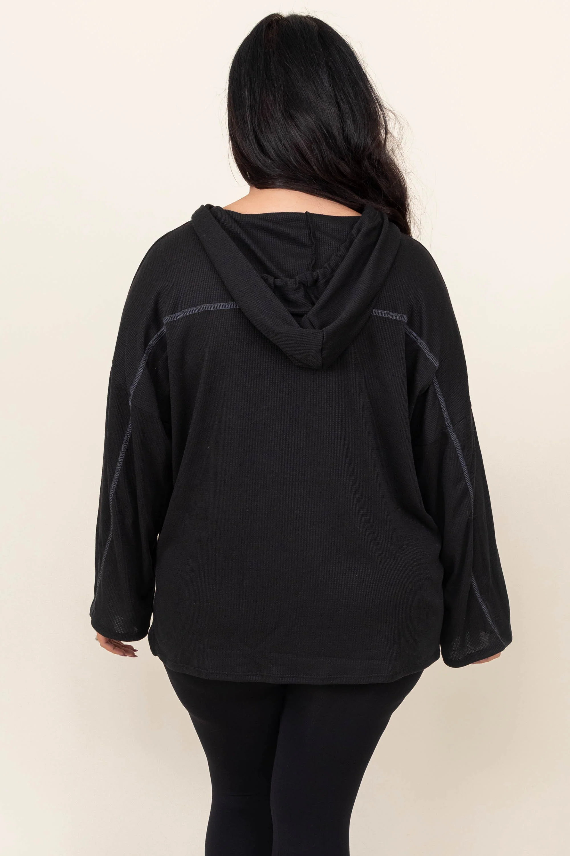 Seeking Serenity Hoodie, Black - Giverhouse