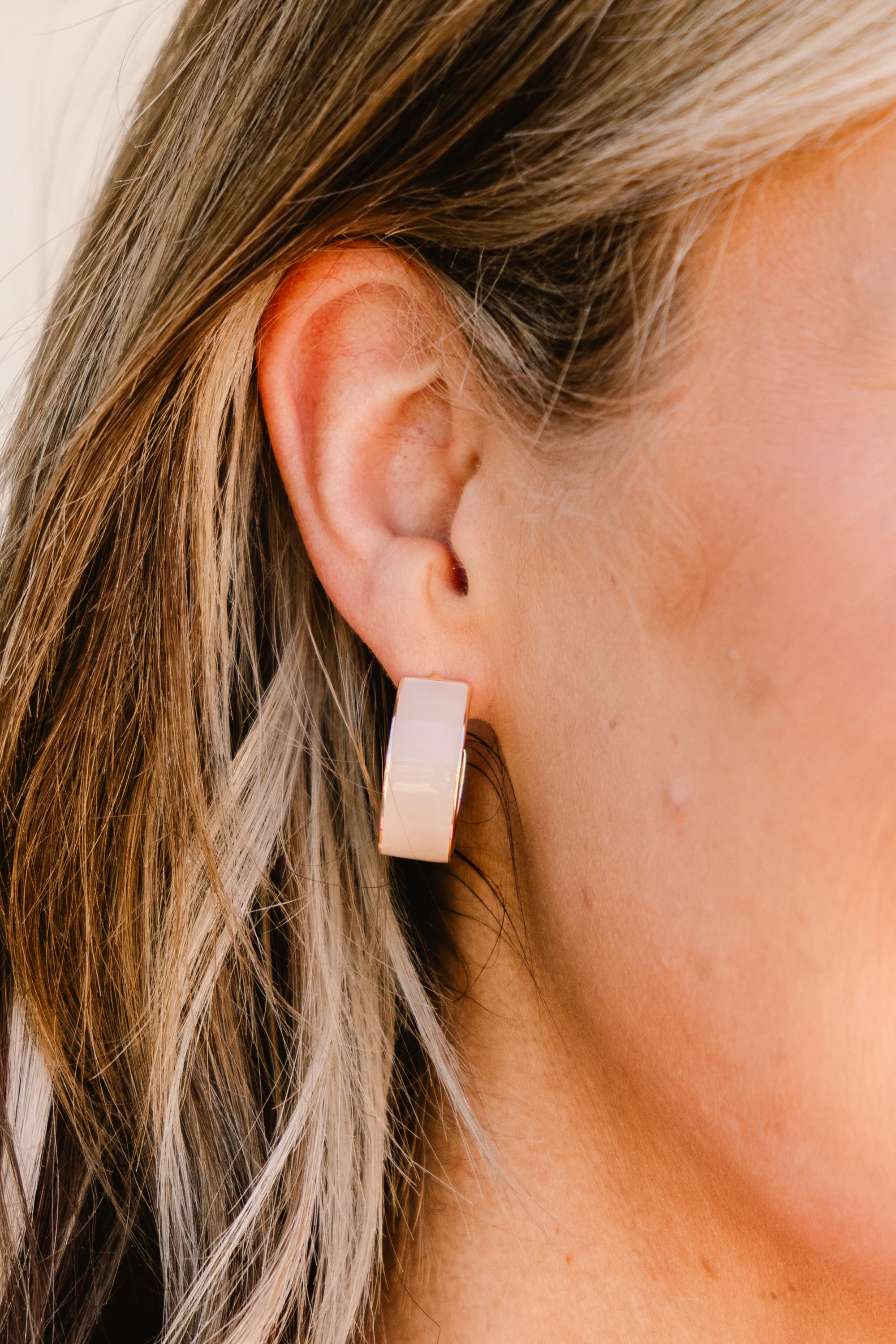 Assumptions Are Made Earrings, Beige - Giverhouse