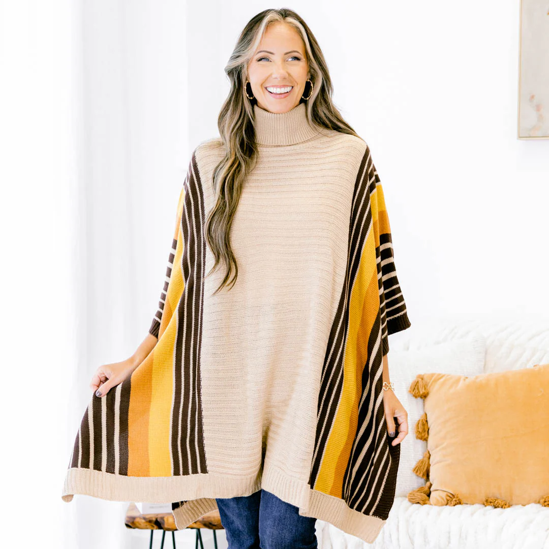 Let's Grab Coffee Tunic, Taupe Mix - Giverhouse