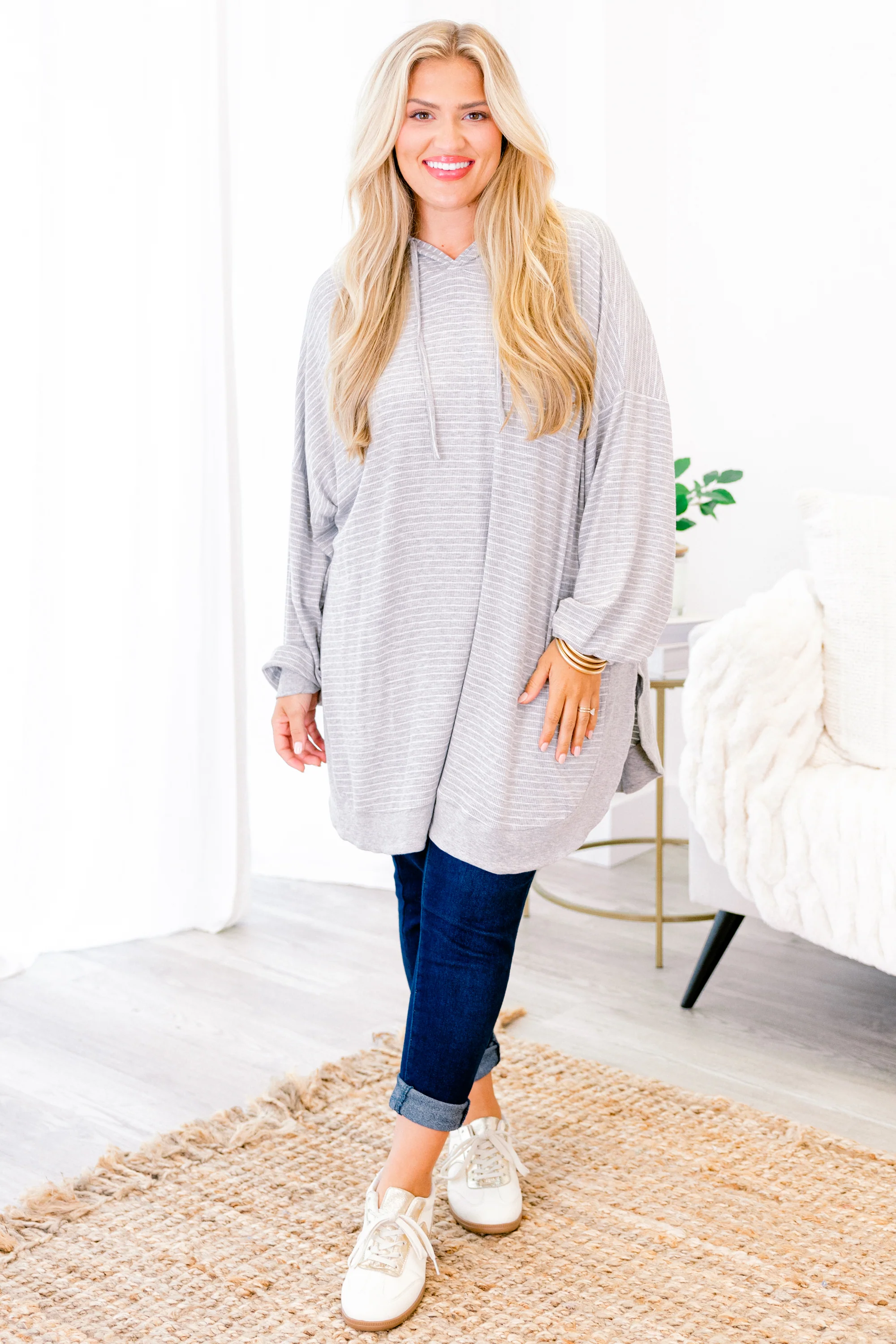 Don't Fall Tonight Hoodie, Gray - Giverhouse