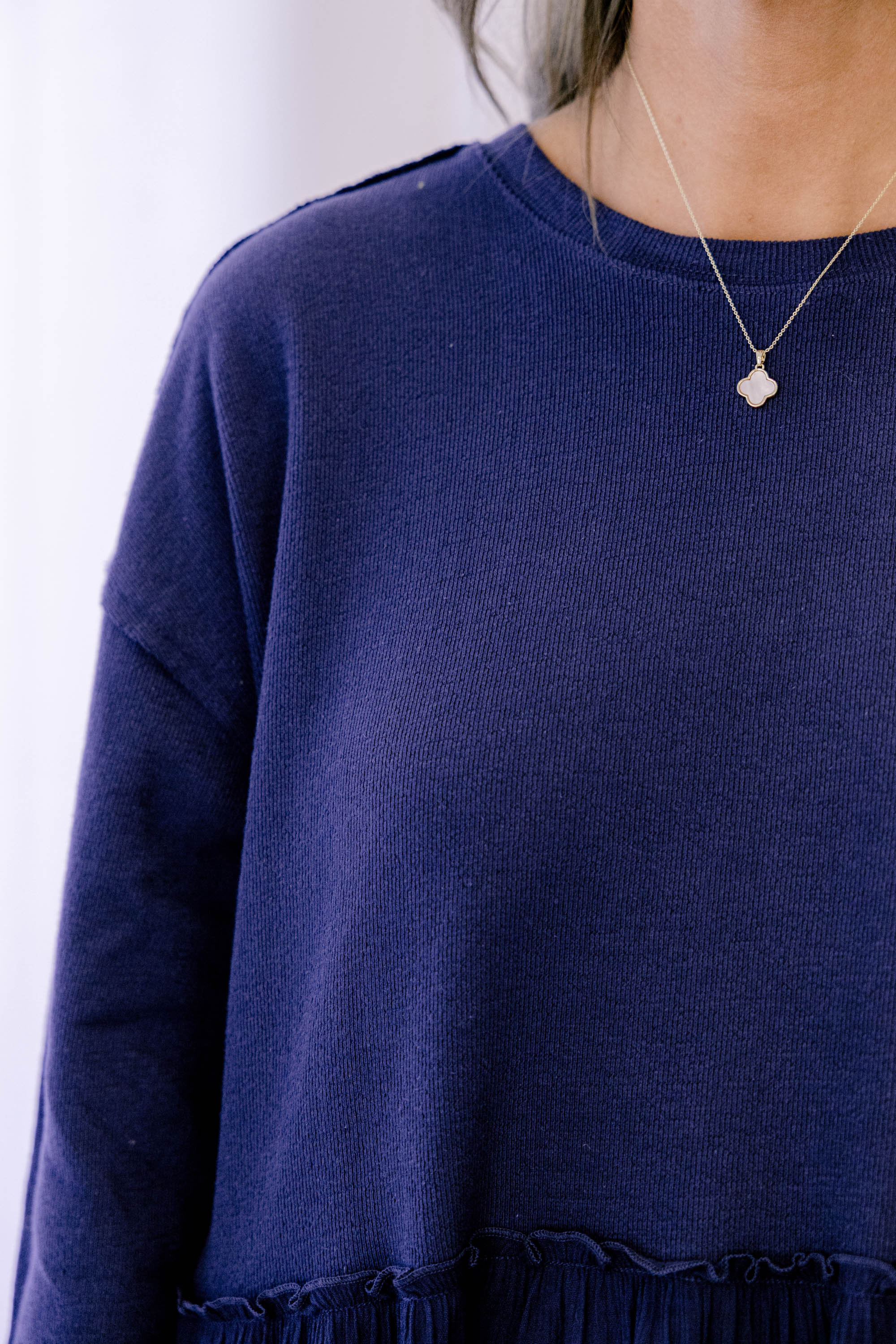 My Kind Of Fun Top, Navy - Giverhouse