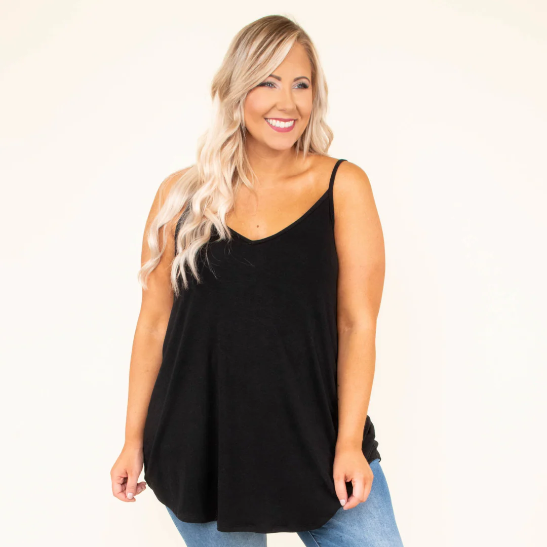 Warm From The Sun Tank, Black - Giverhouse