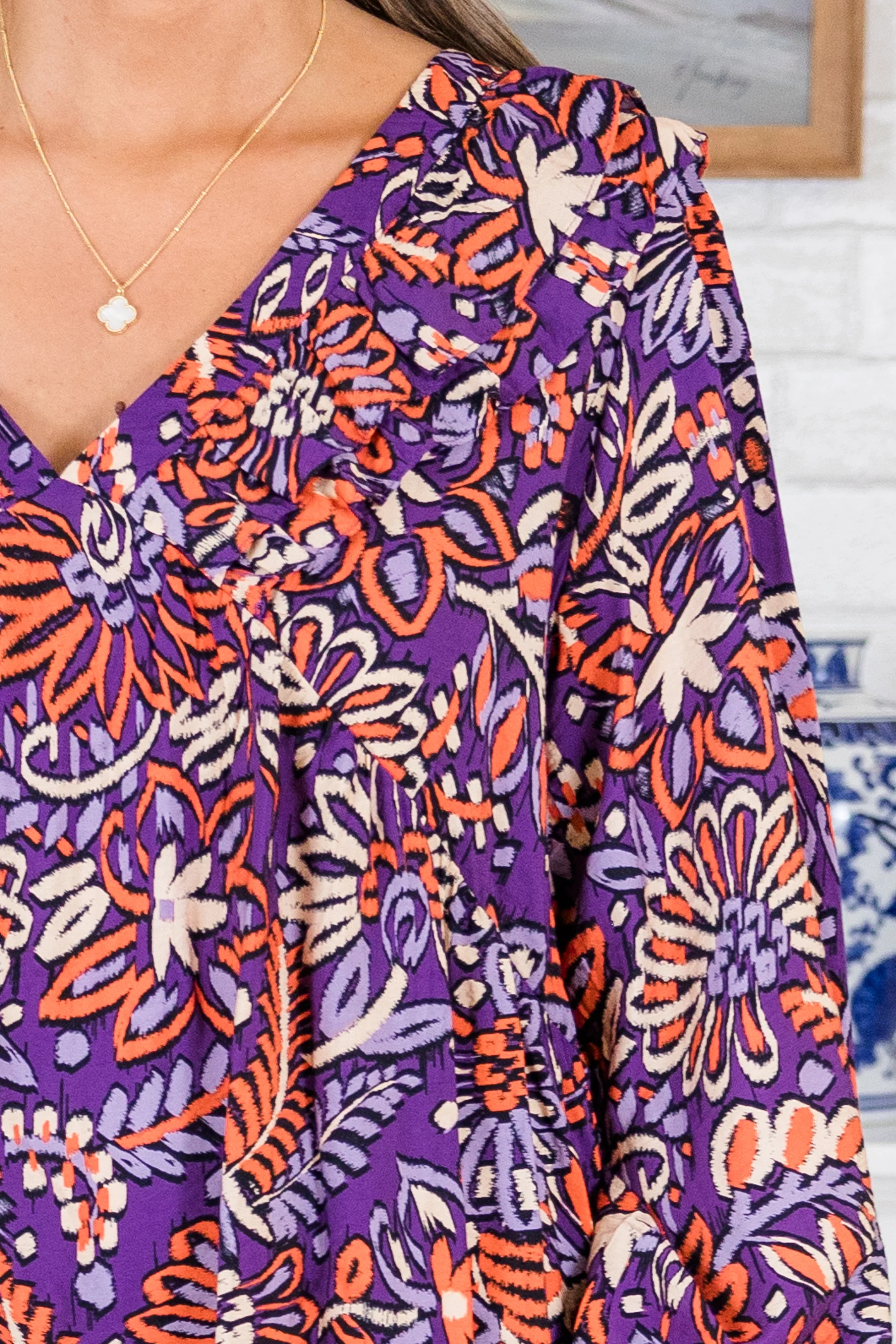 Cozy Sunday Dress, Violet - Giverhouse