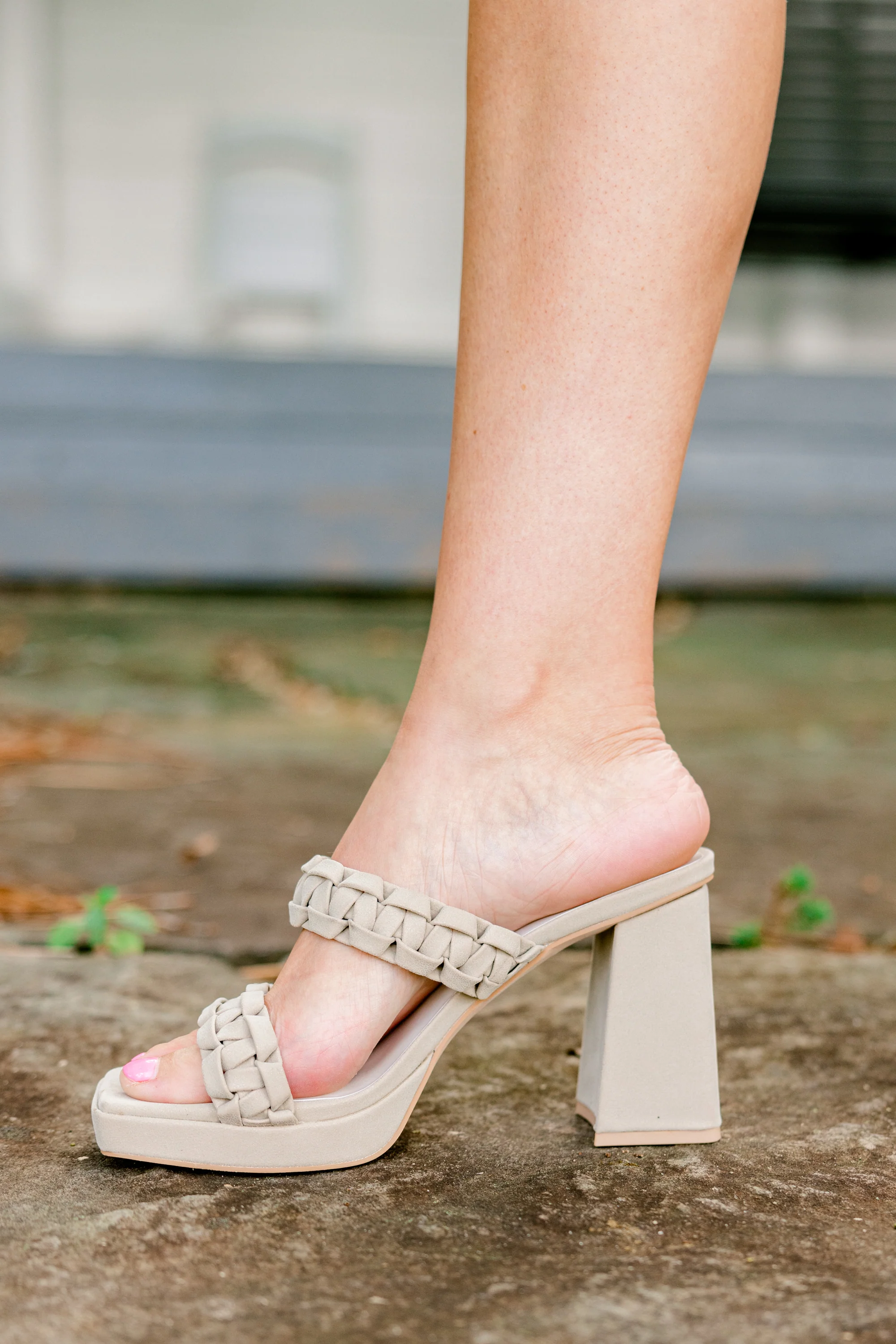 Minding My Own Heels, Taupe - Giverhouse