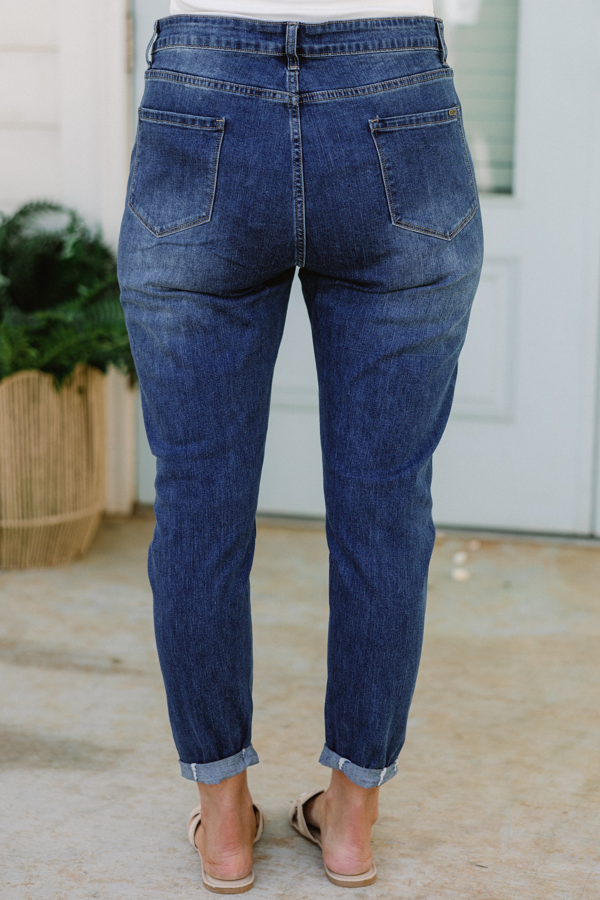 Everyday Happiness Jeans, Dark Wash - Giverhouse
