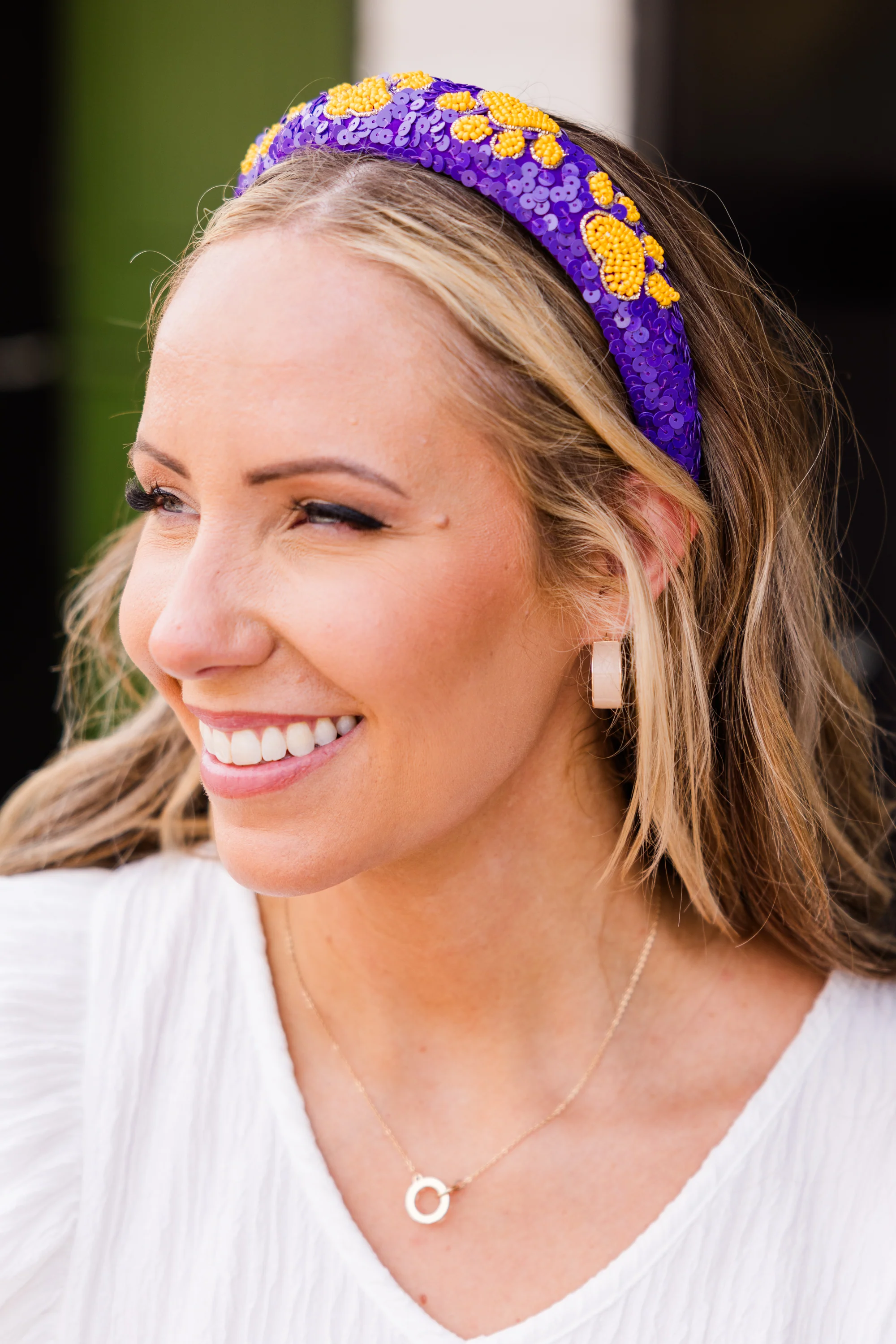 Paws In The Air Headband, Yellow - Giverhouse