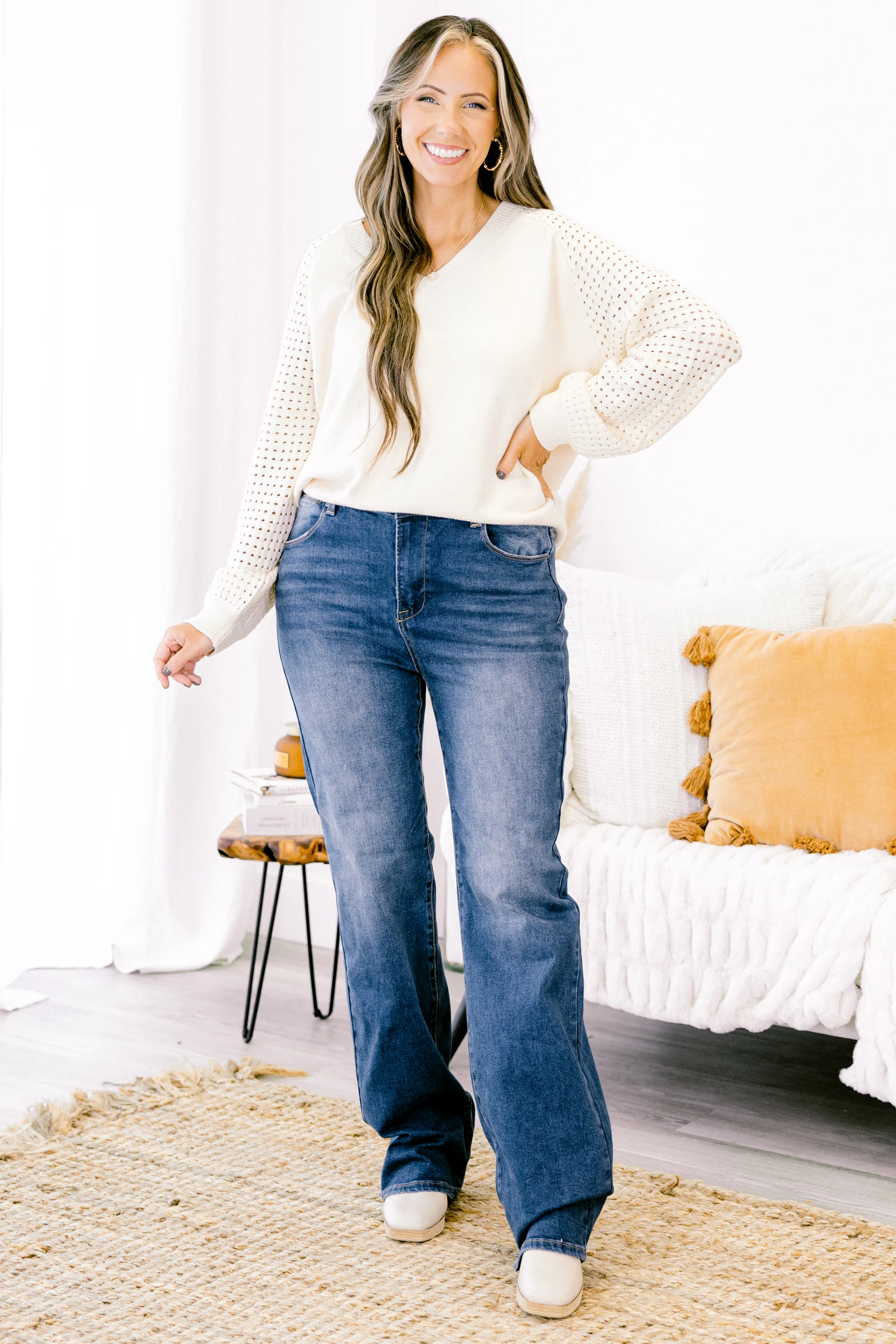 Kind Eyes Jeans, Dark Wash - Giverhouse