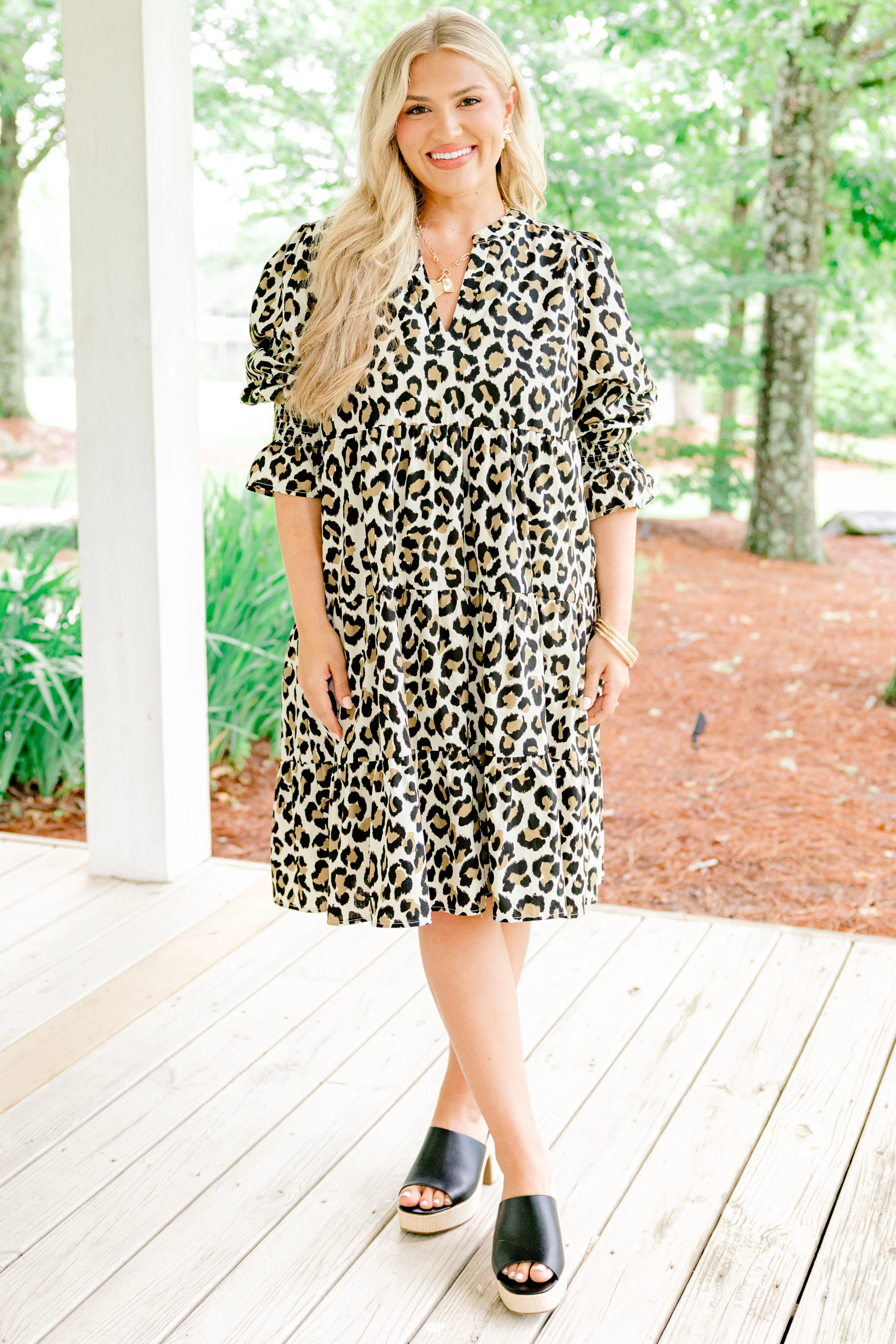 What You Know Dress, Leopard - Giverhouse