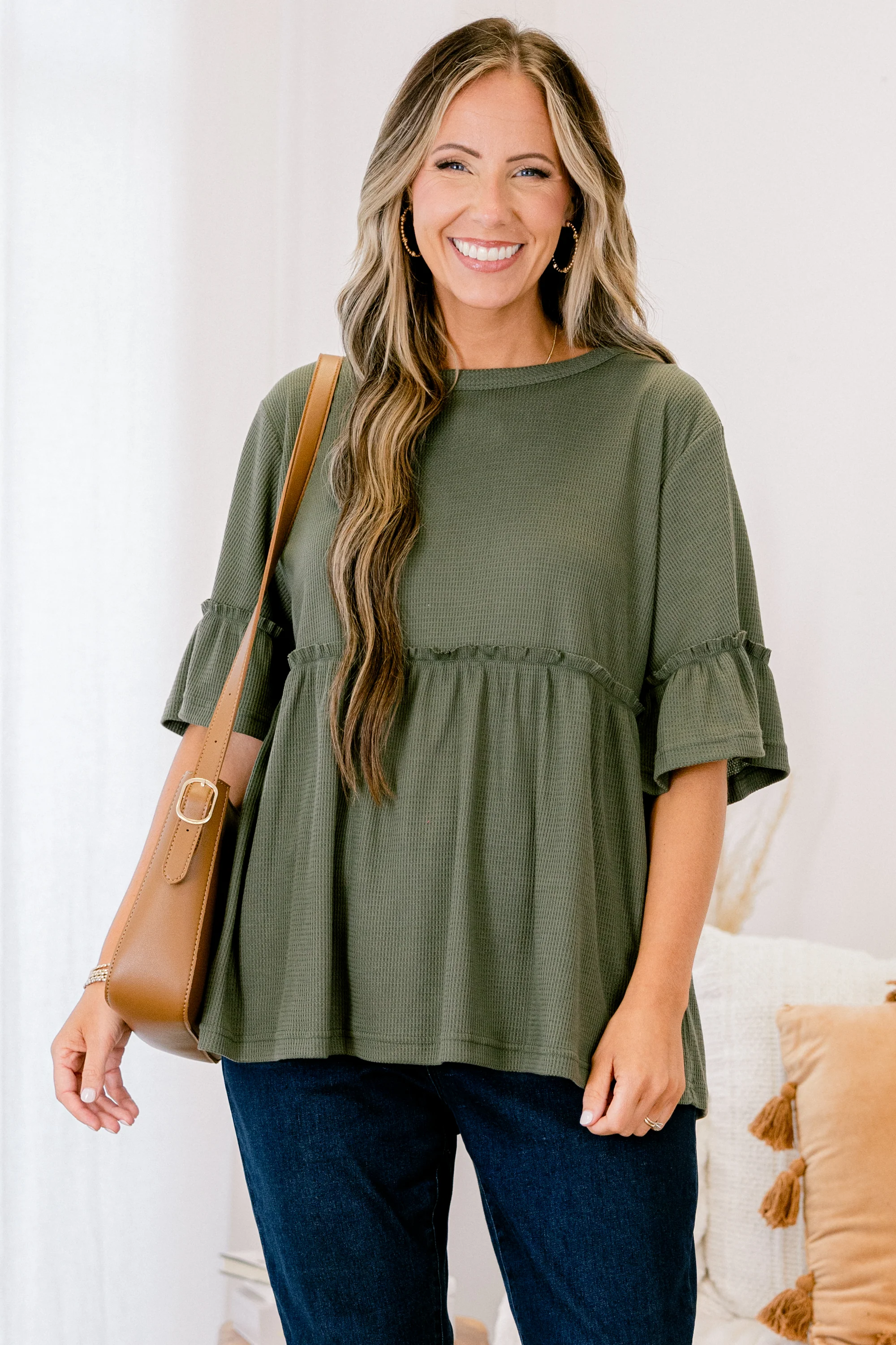 Completely Yours Tunic, Olive - Giverhouse