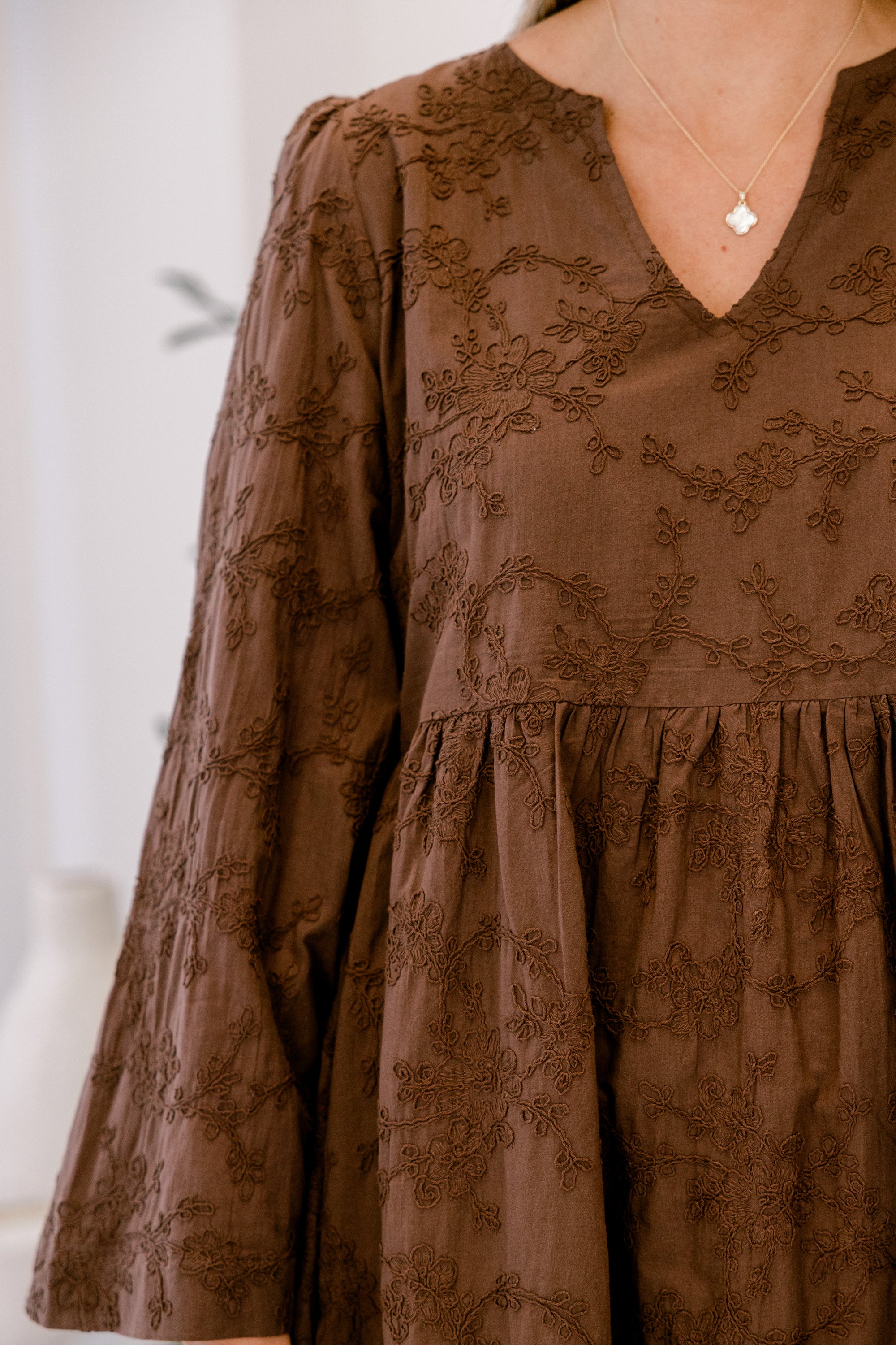 These Rainy Days Dress, Brown - Giverhouse