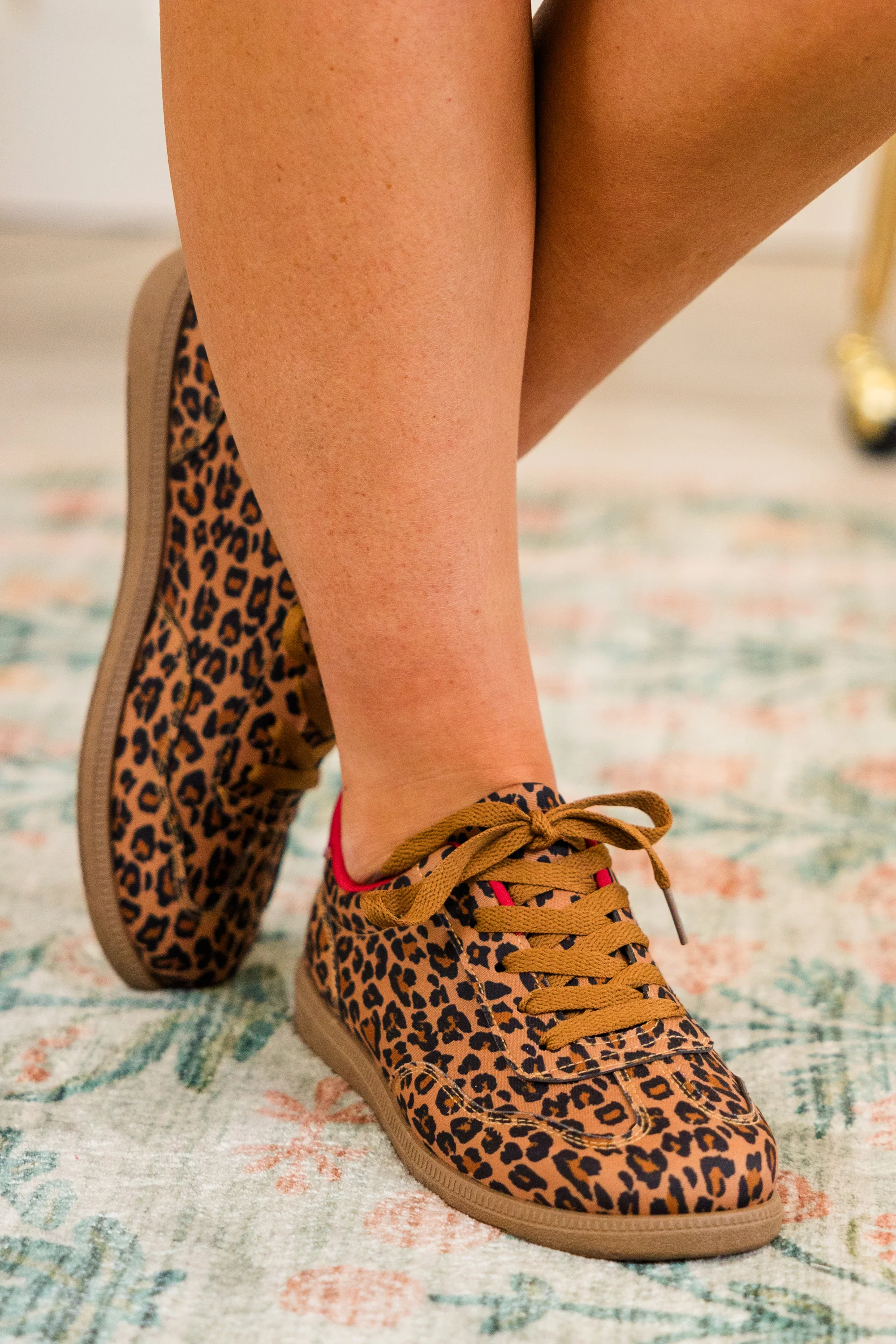 Effortless Edge Sneakers, Leopard - Giverhouse