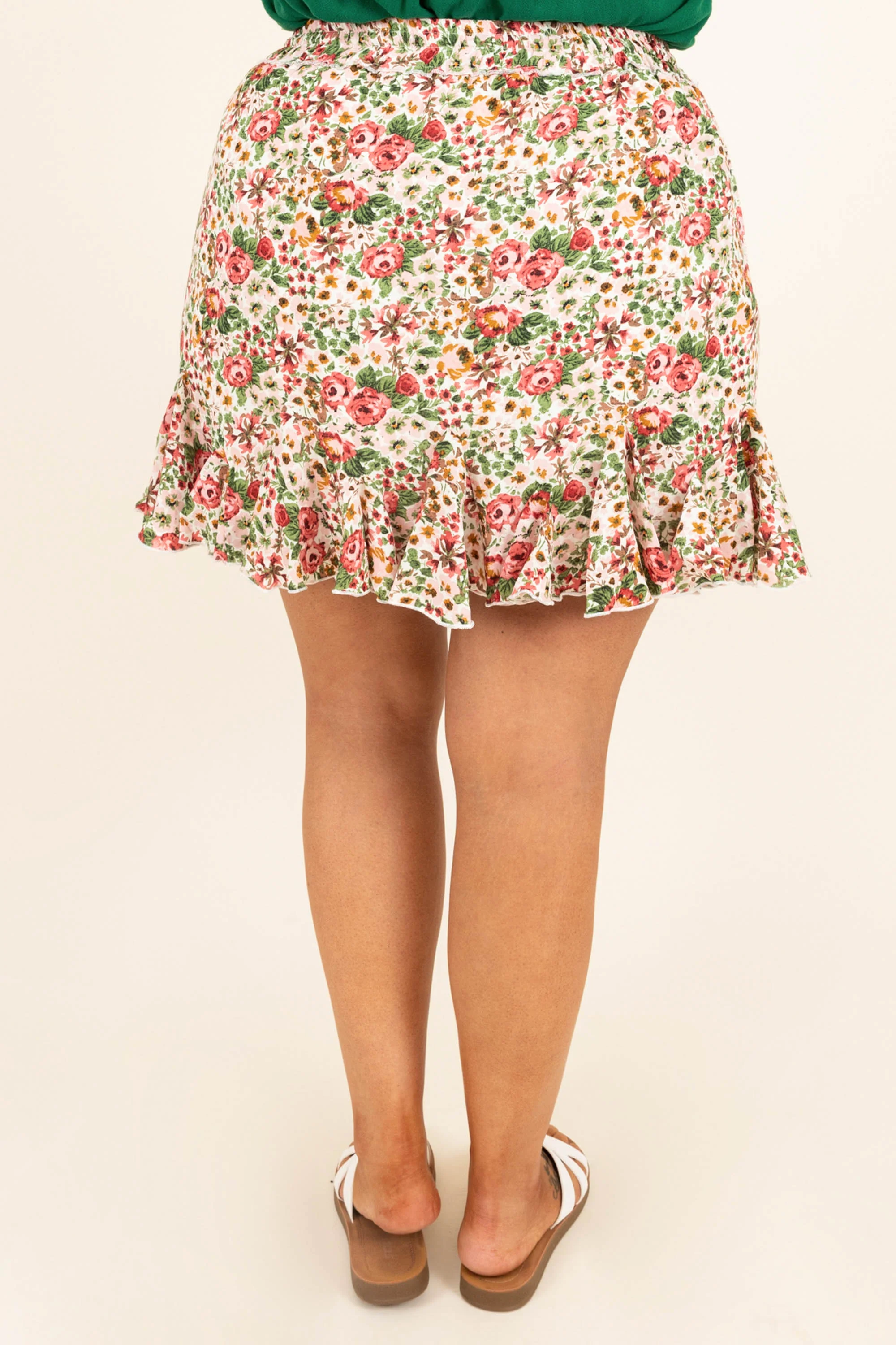 East Of The Sun Skirt, White - Giverhouse