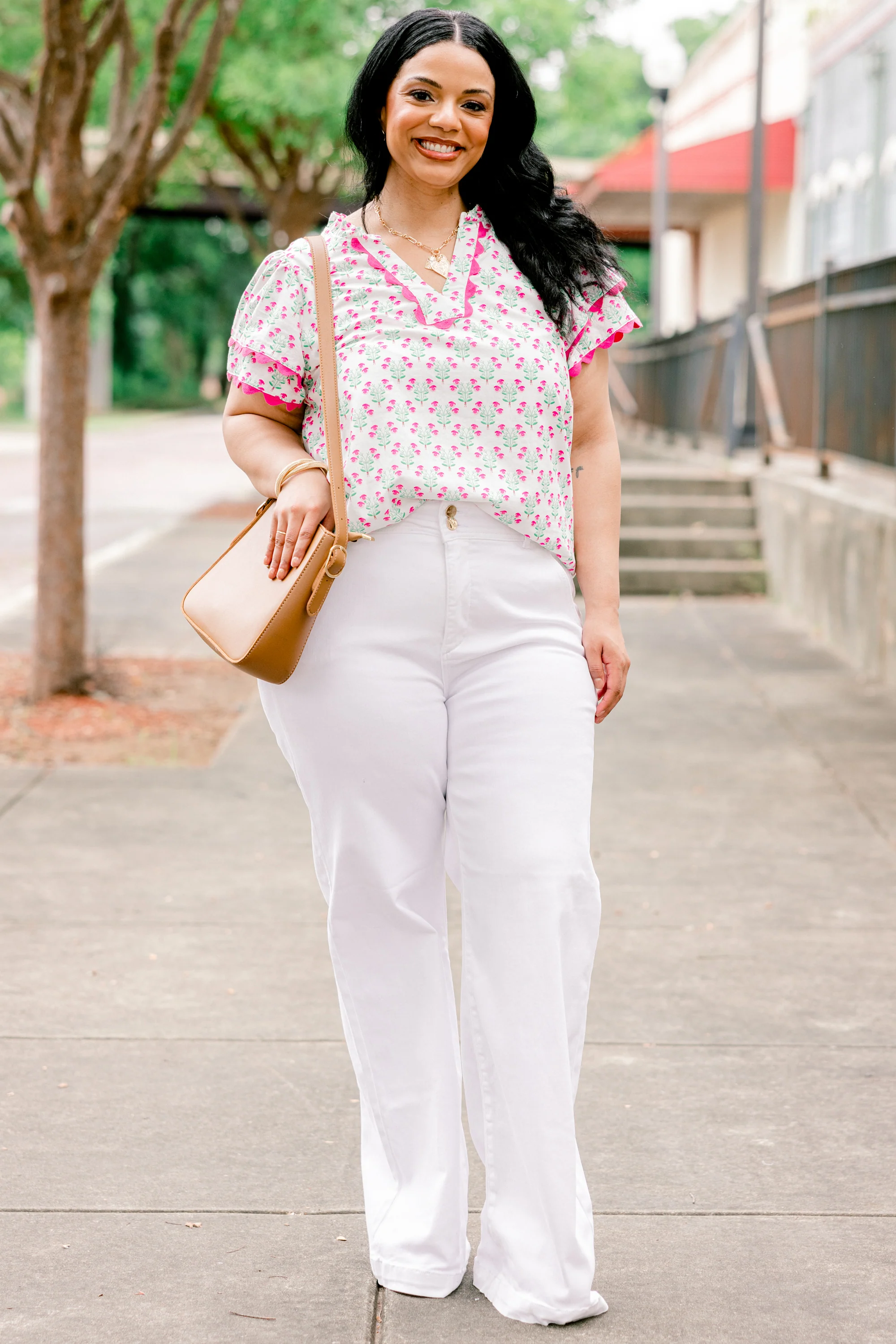 Can't Control It Jeans, White - Giverhouse