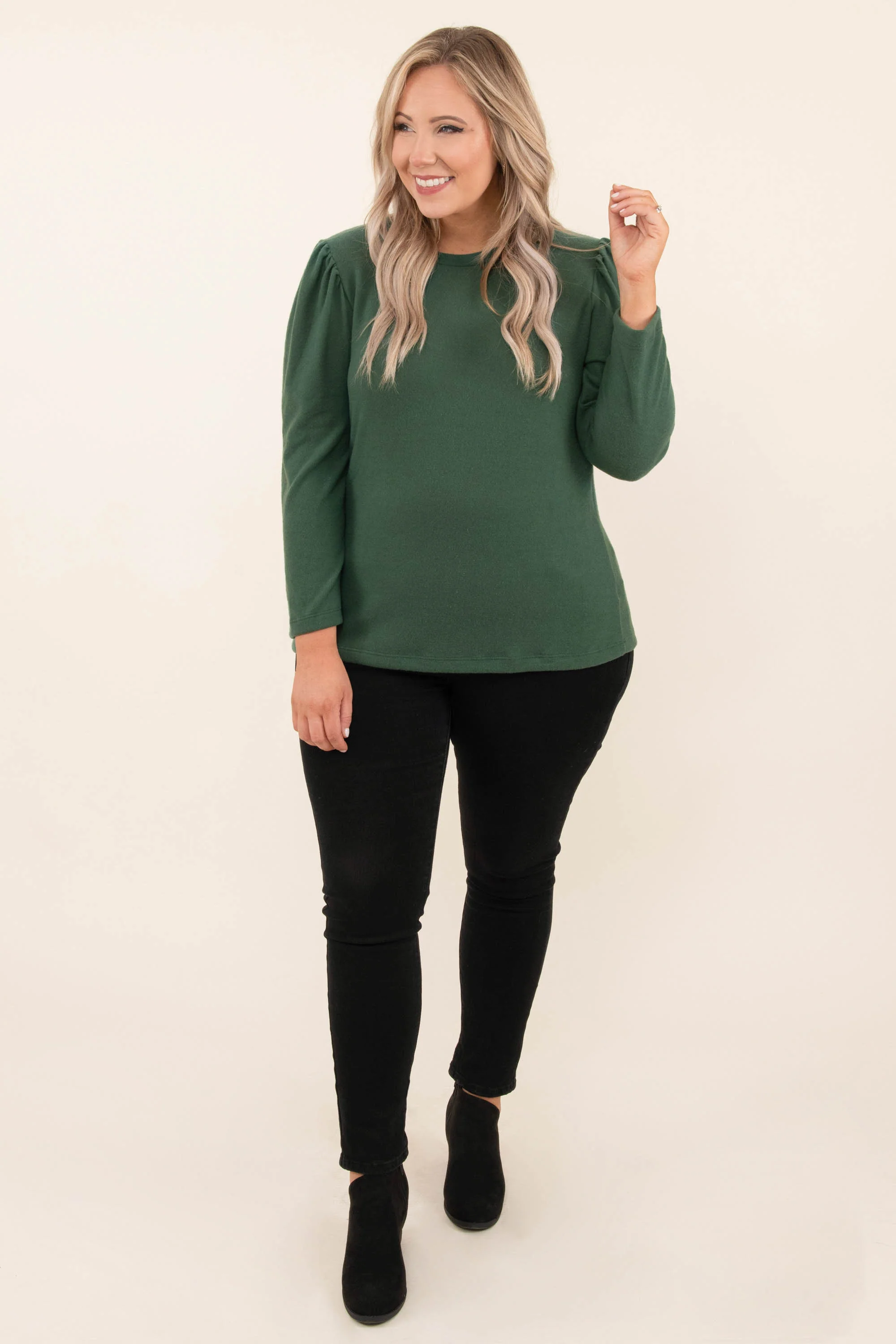 Written Approval Top, Green - Giverhouse