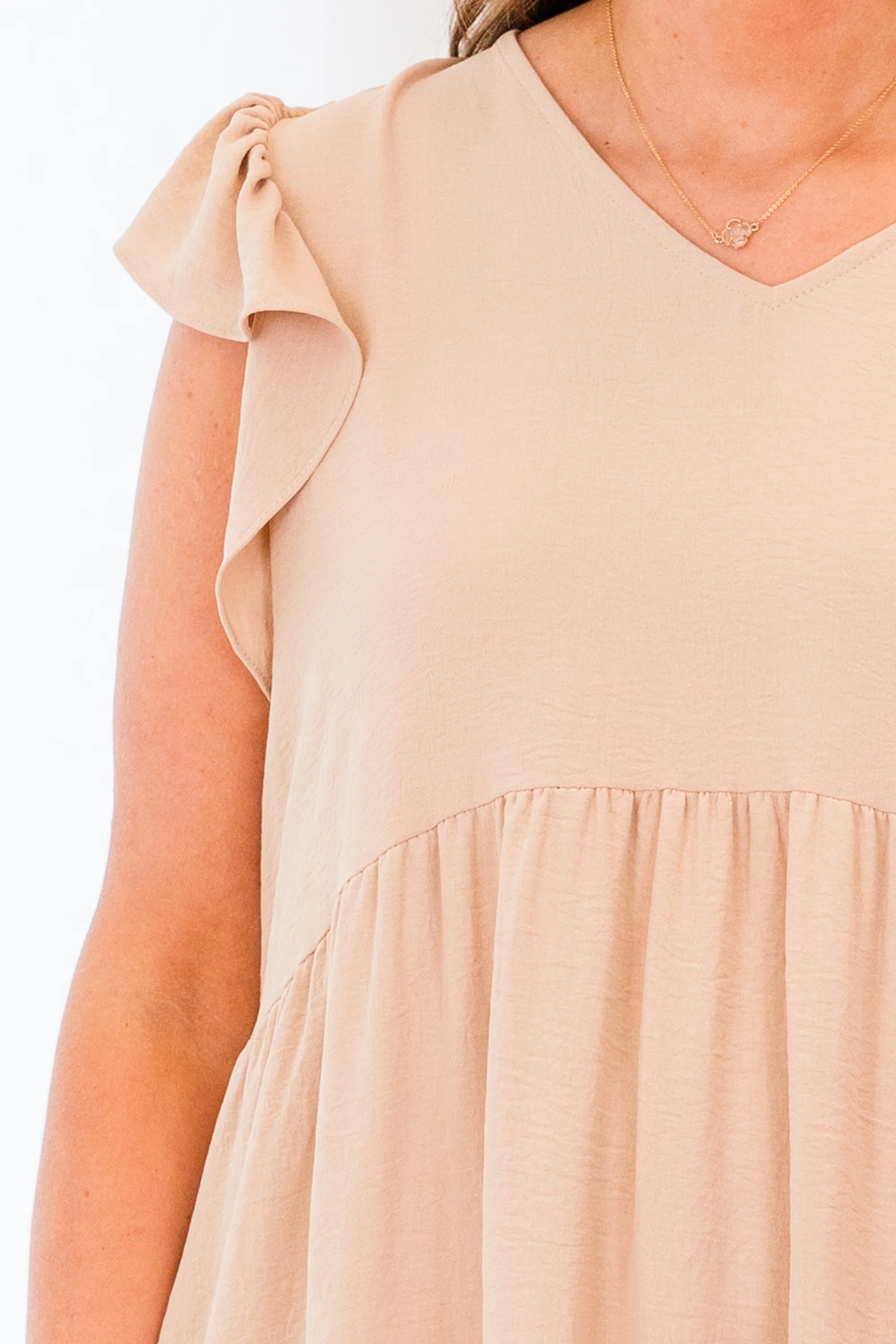 Cozy Cabana Dress, Taupe - Giverhouse