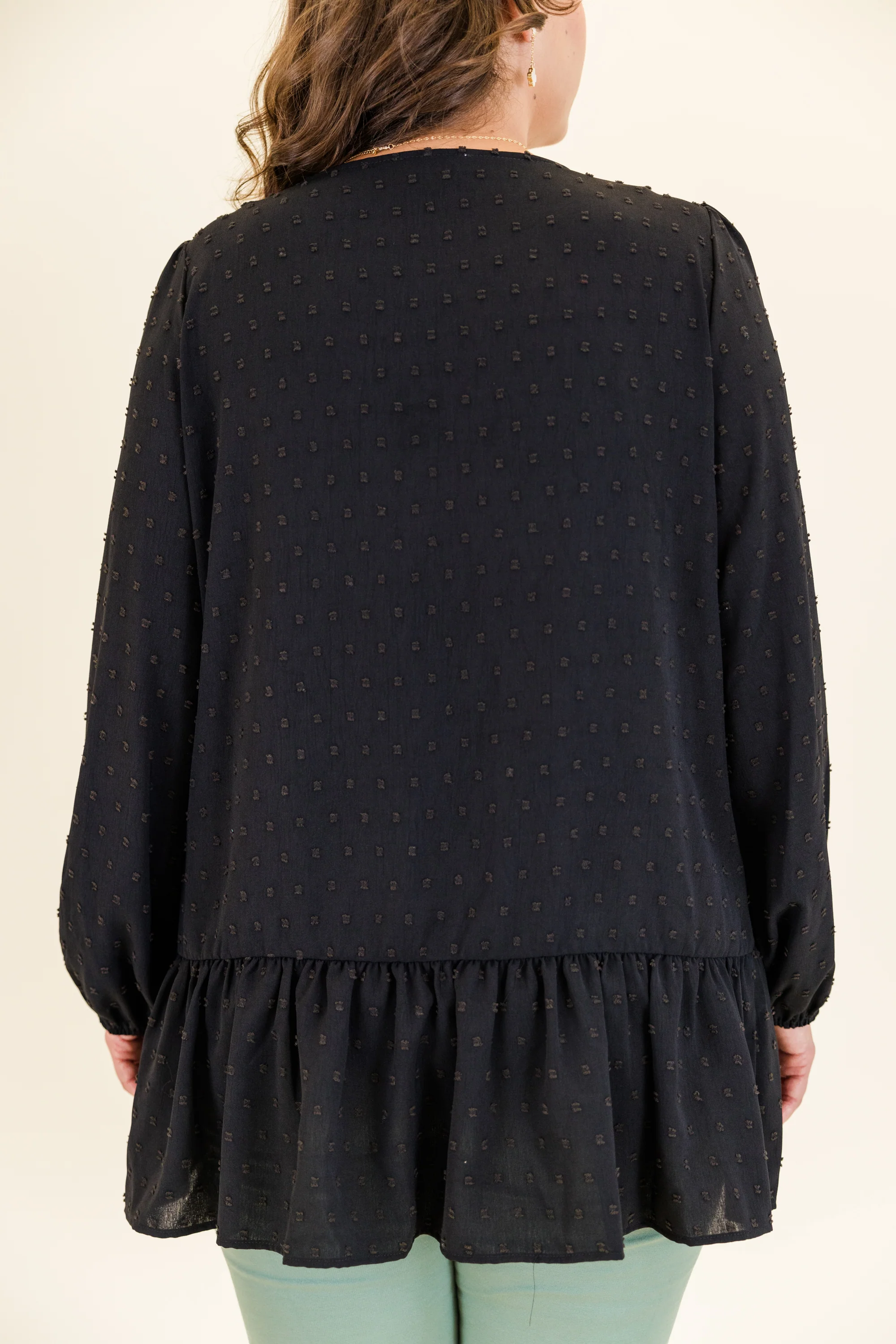 Be Mine For The Night Top, Black - Giverhouse