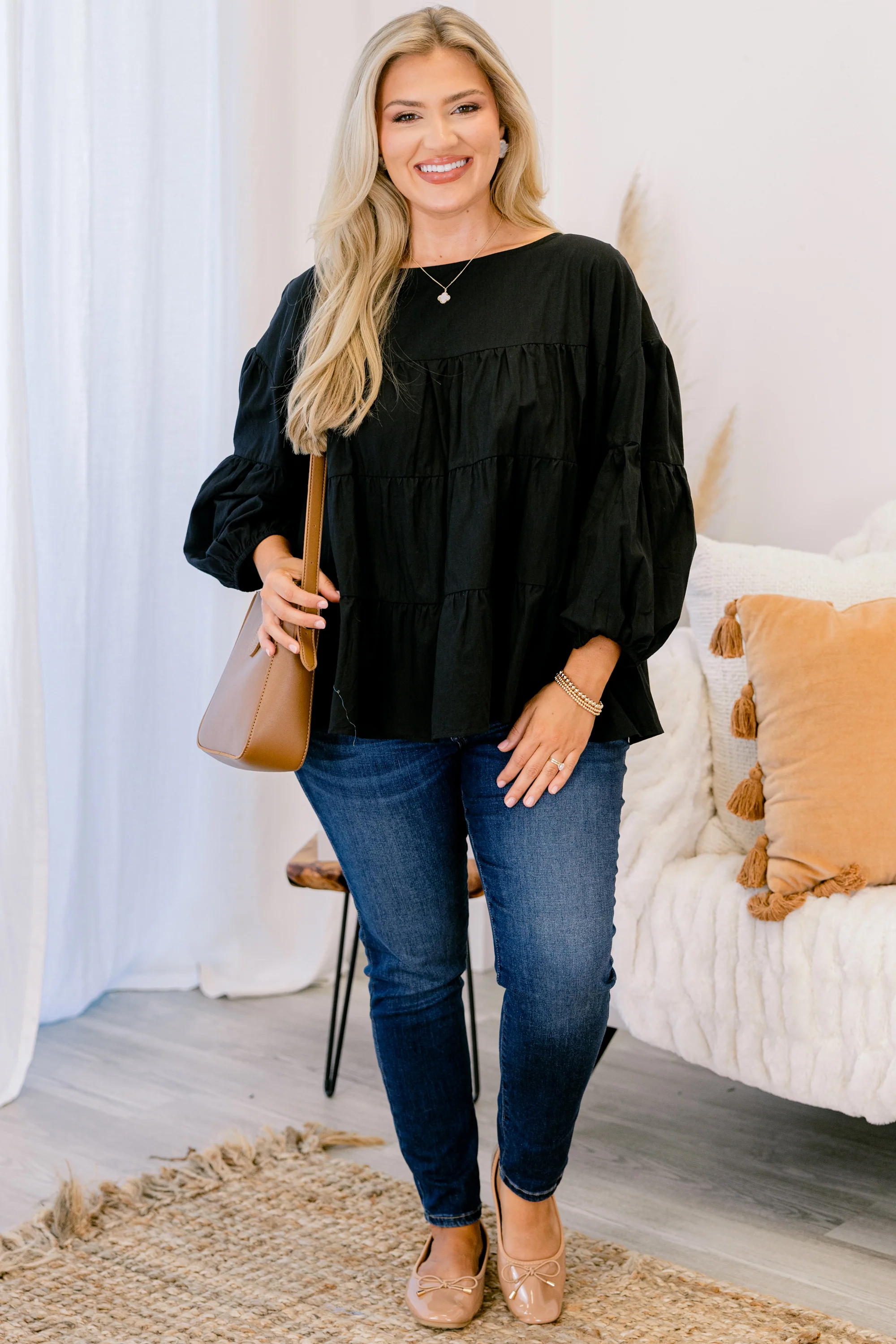 You Look So Perfect Top, Black - Giverhouse