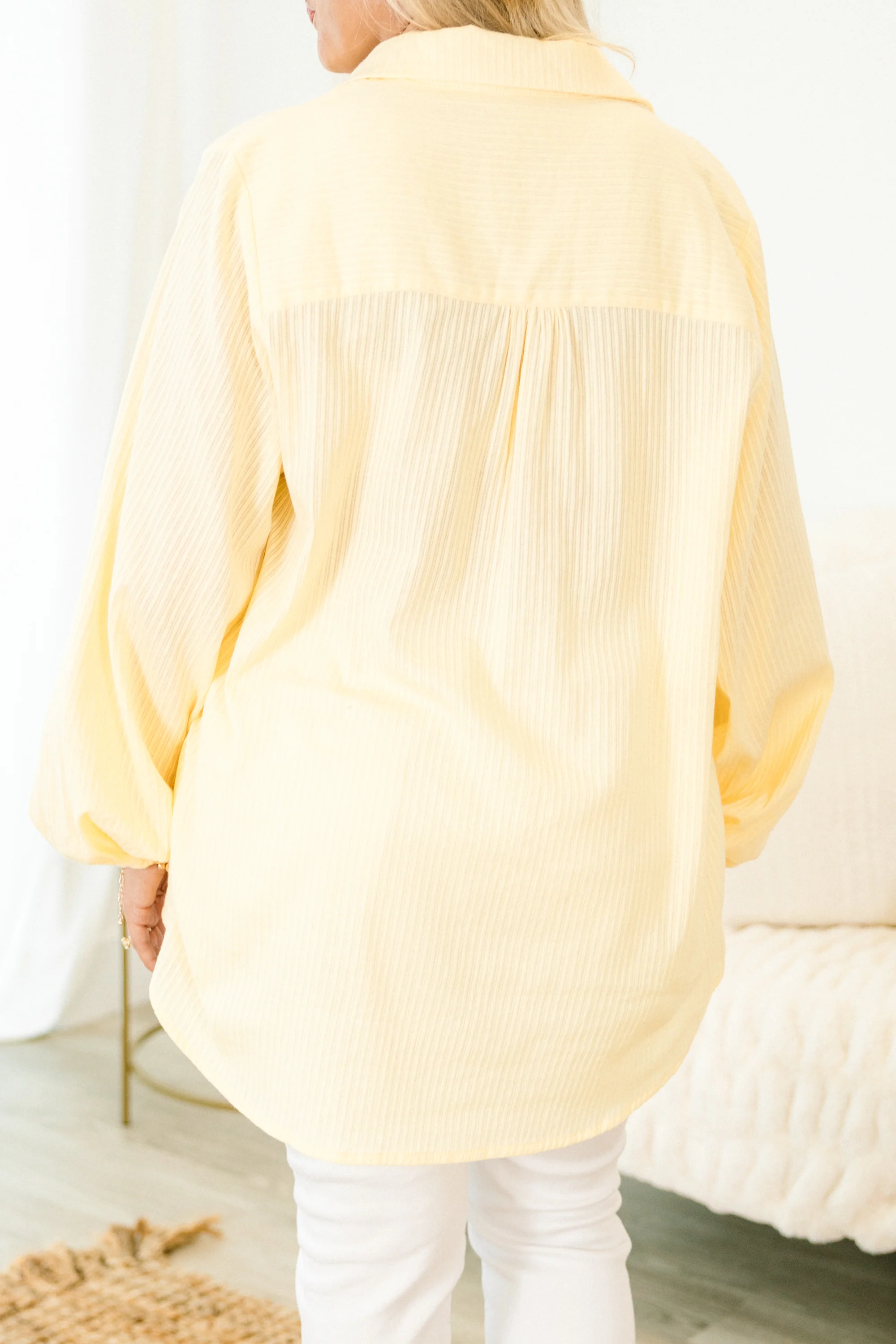 Not So Ordinary Top, Yellow - Giverhouse