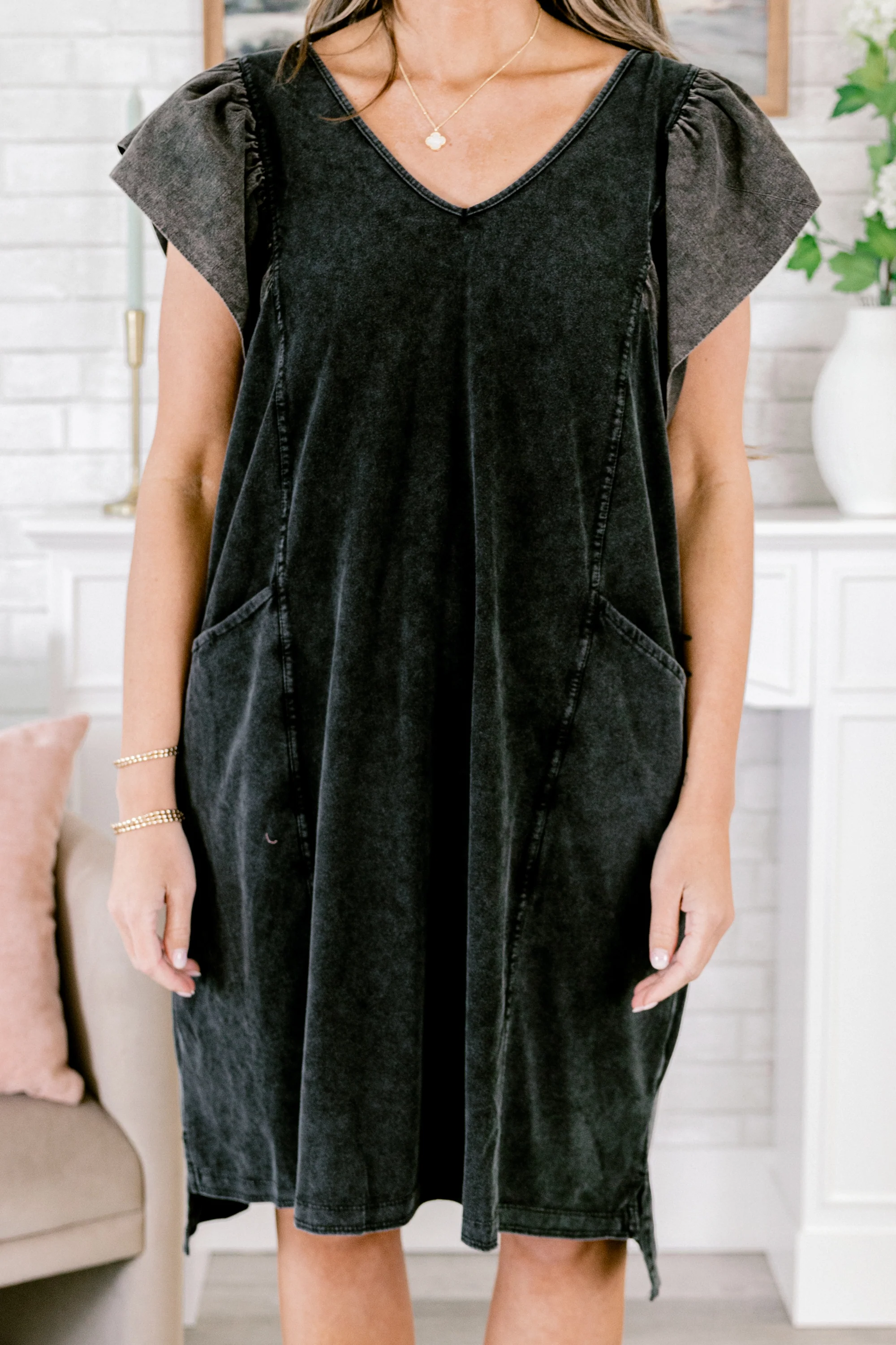 Can't Get Enough Dress, Black - Giverhouse