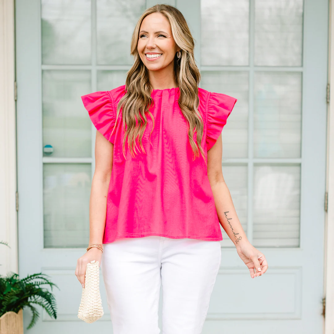 I Was Just Saying Top, Pink - Giverhouse