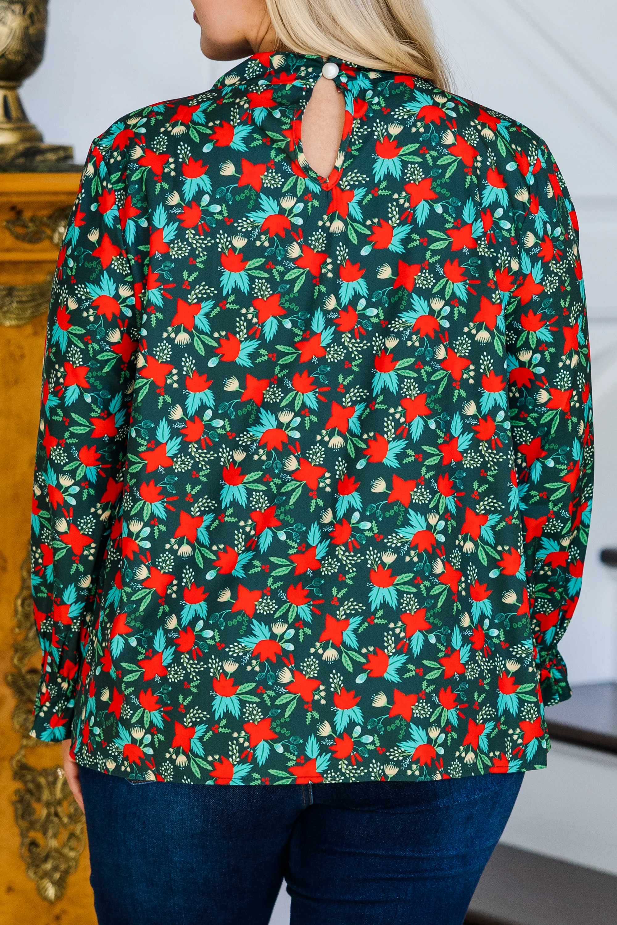 Holiday Bliss Top, Green - Giverhouse