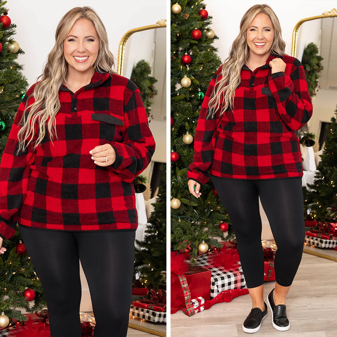 Searching For Passion Pullover, Red - Giverhouse