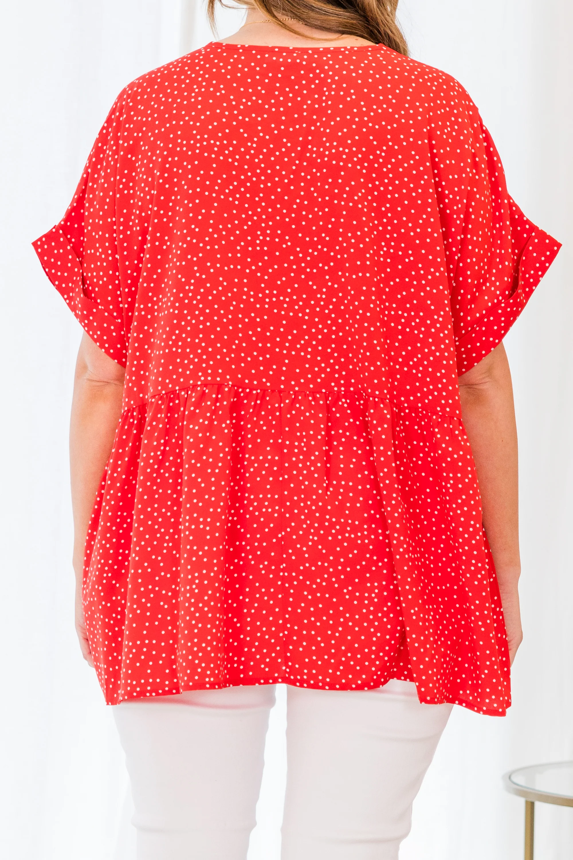 No One Told You Top, Red - Giverhouse