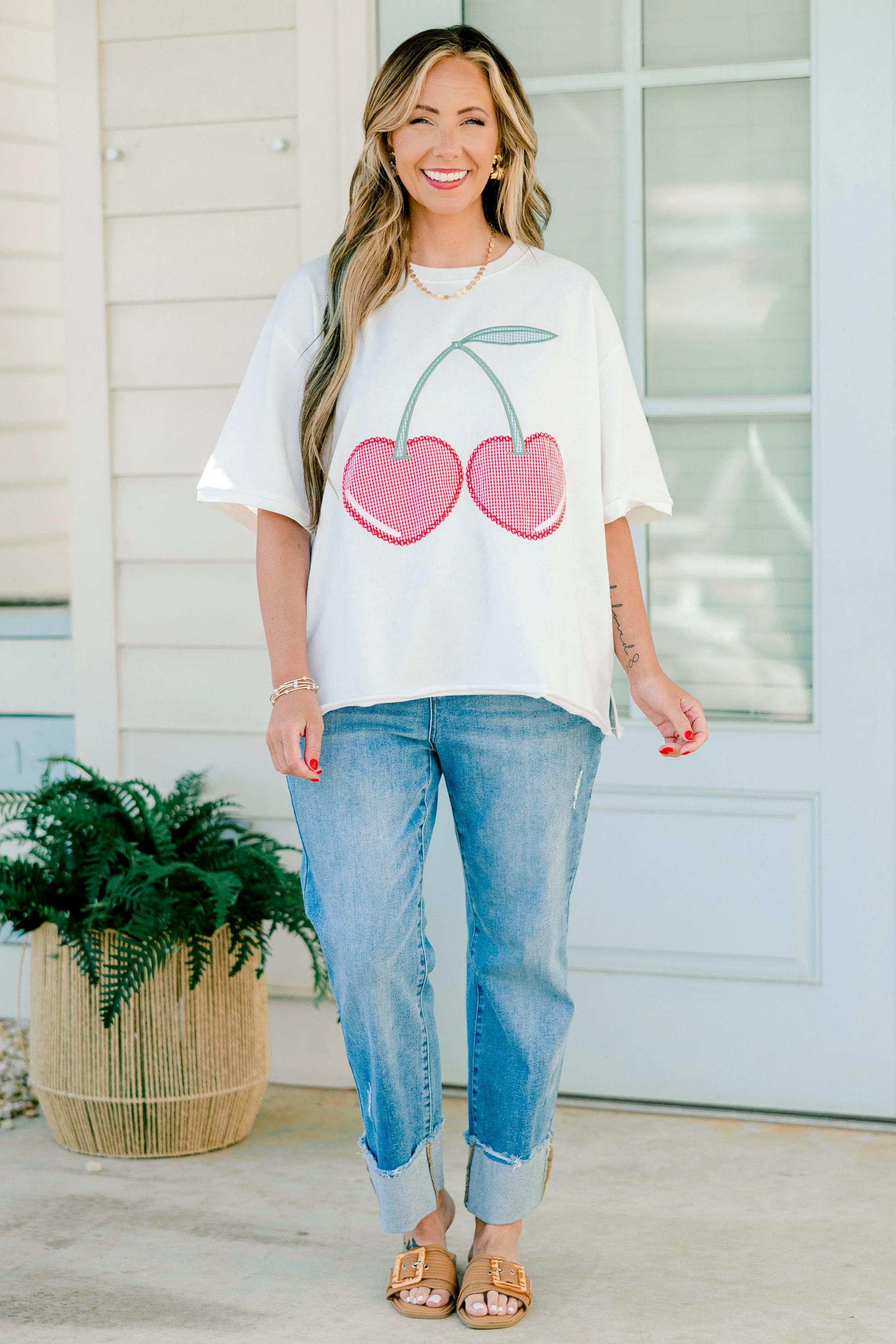 You Are Sweet Top, White - Giverhouse