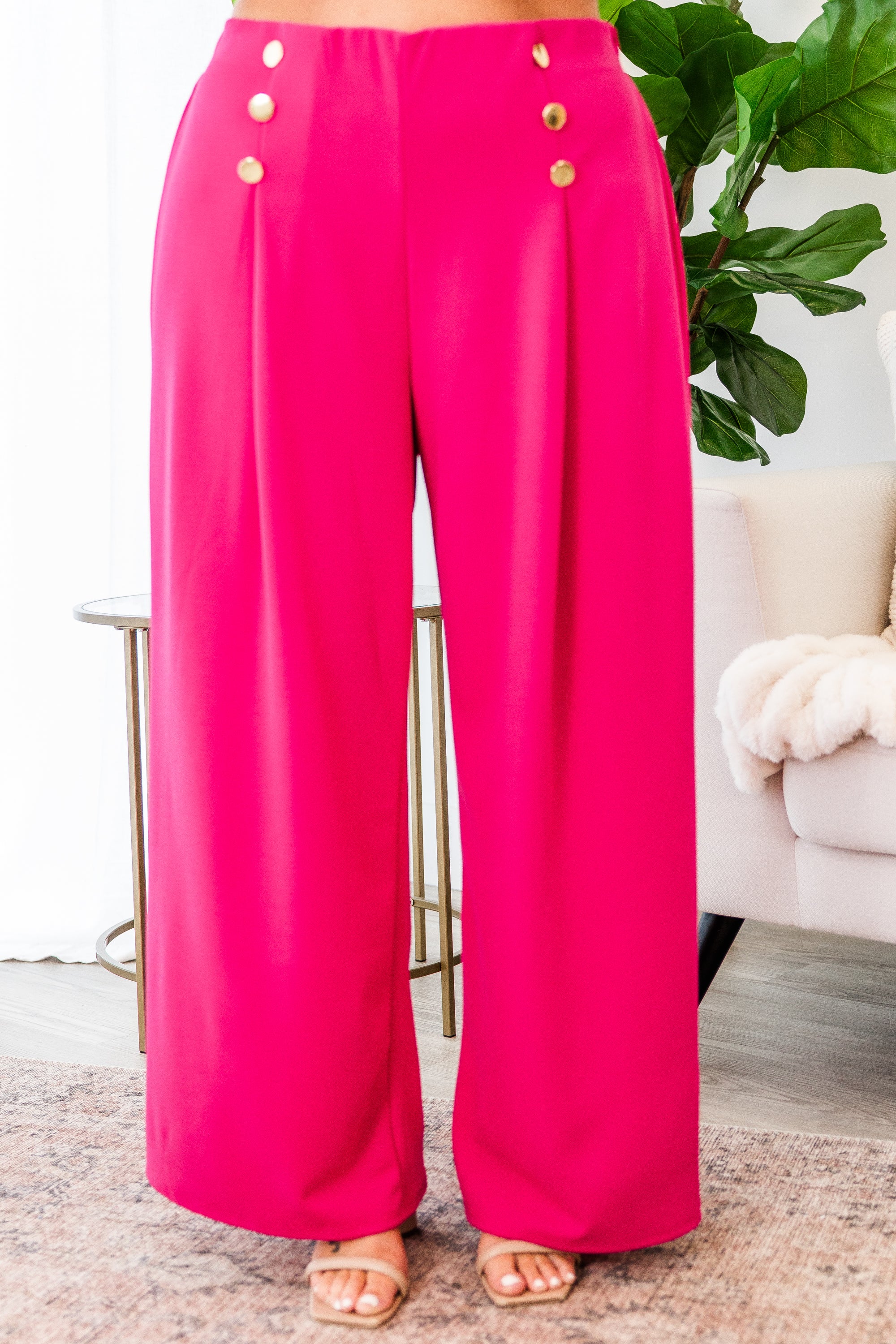 Never Be Outdone Pants, Fuchsia - Giverhouse