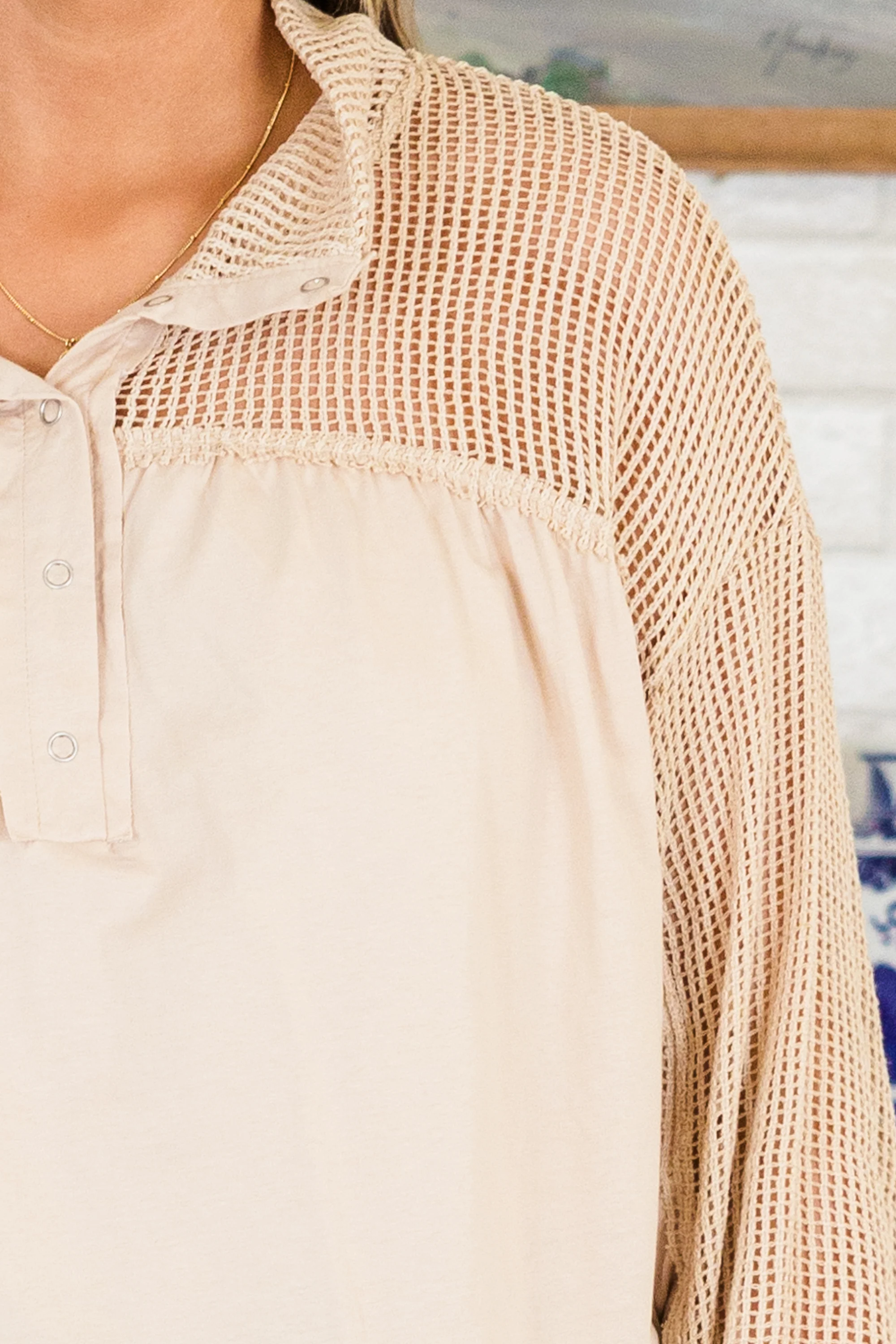 Don't Stop Smiling Top, Mocha - Giverhouse