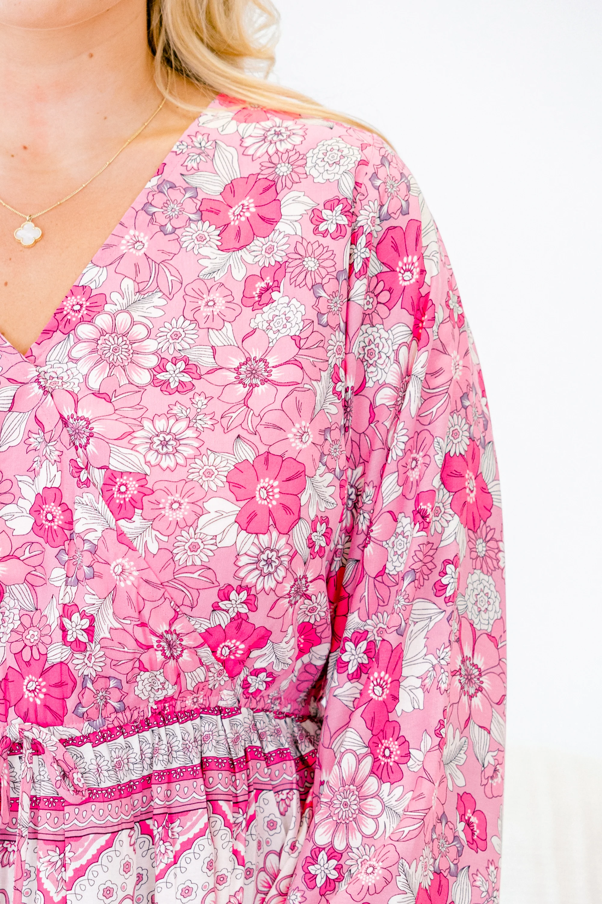 Looking Around For You Top, Pink - Giverhouse